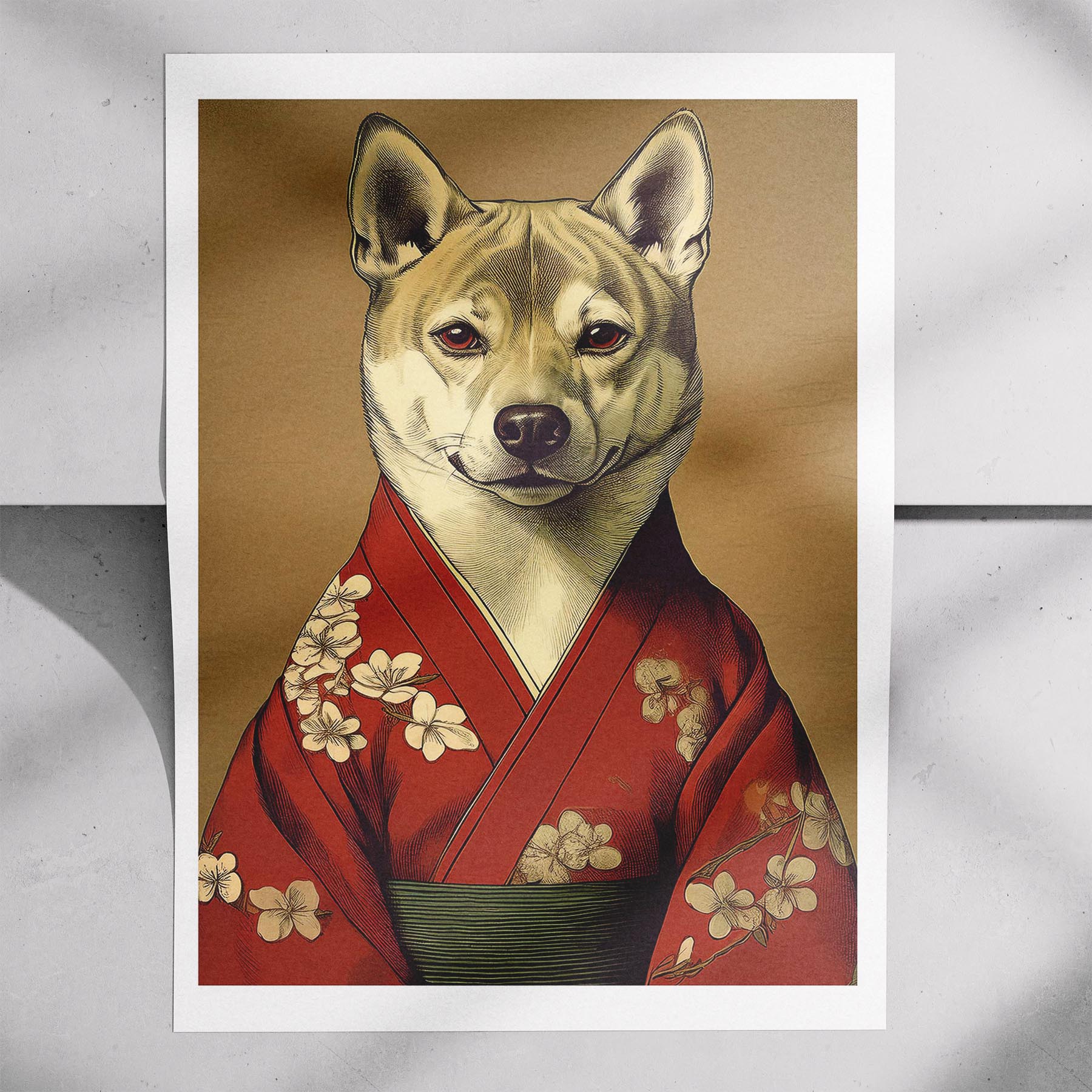 Shiba Japanse Kimono Dog Series image 7
