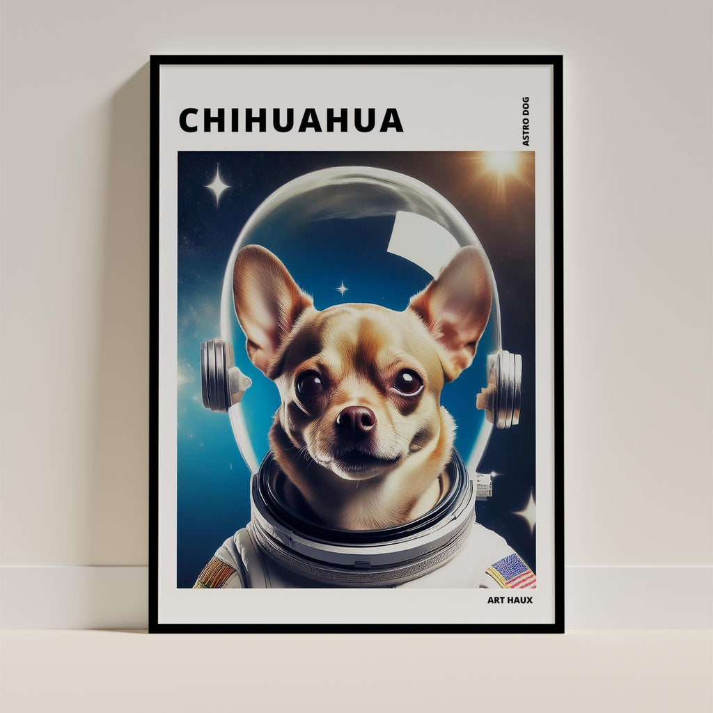 Chihuahua Astronaut Dog Series with Text Astro Dog image 11