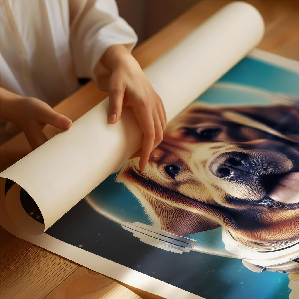 Newfoundland Astronaut Dog Series image 1