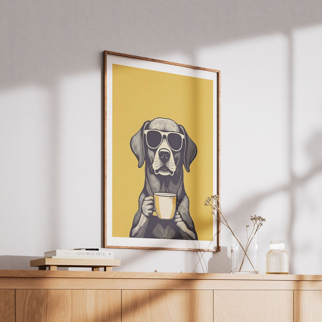 Labrador Retriever 1 Chillin Coffee Dog image 6