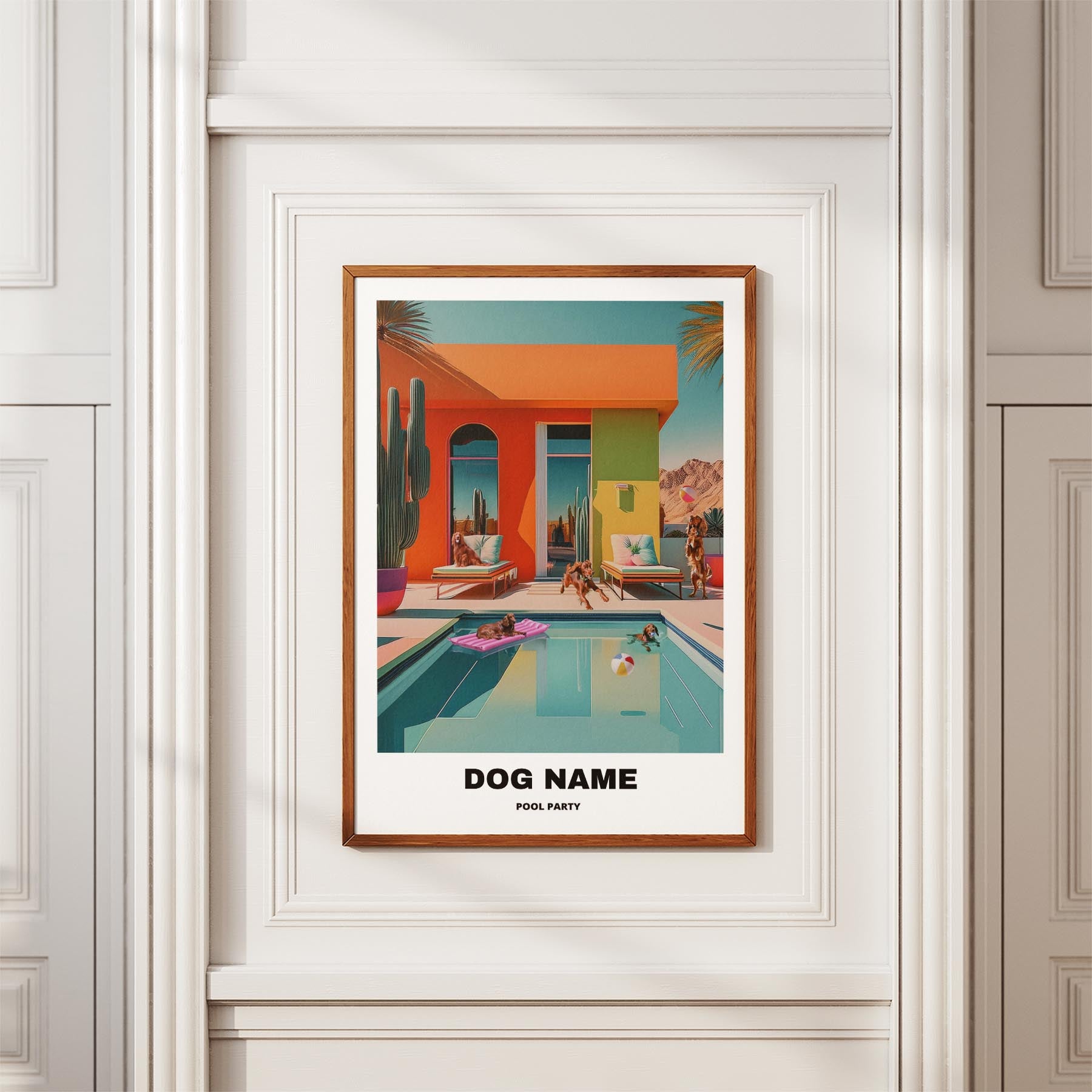 Irish Setter Custom Pool Party WITH TEXT image 3