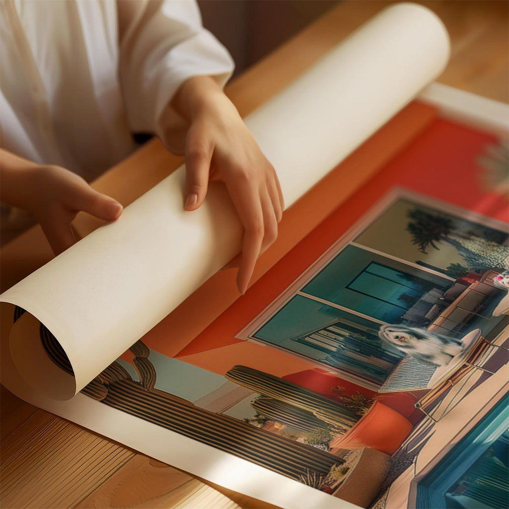 Old English Sheepdog Custom Pool Party WITH TEXT image 1