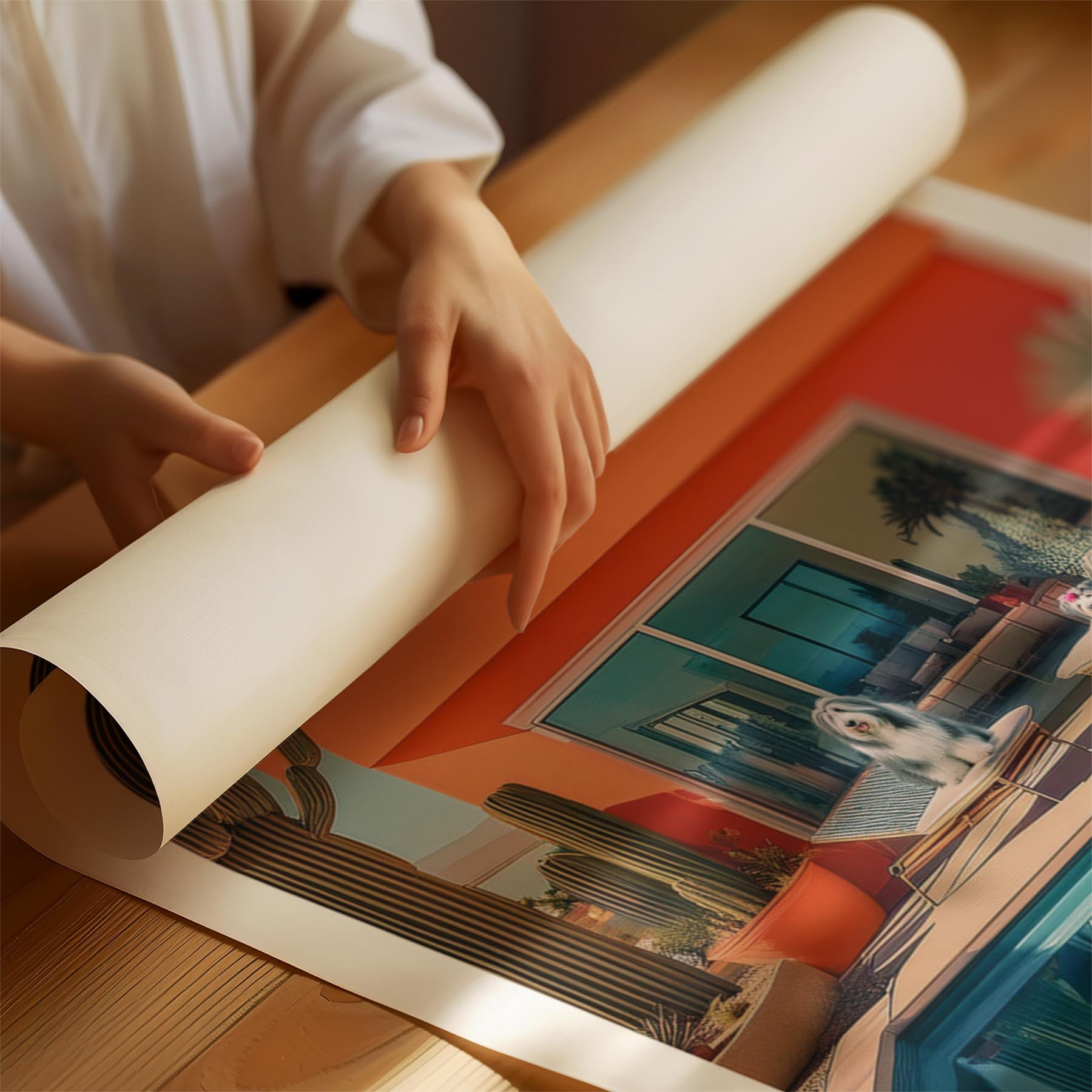 Old English Sheepdog Custom Pool Party WITH TEXT image 1