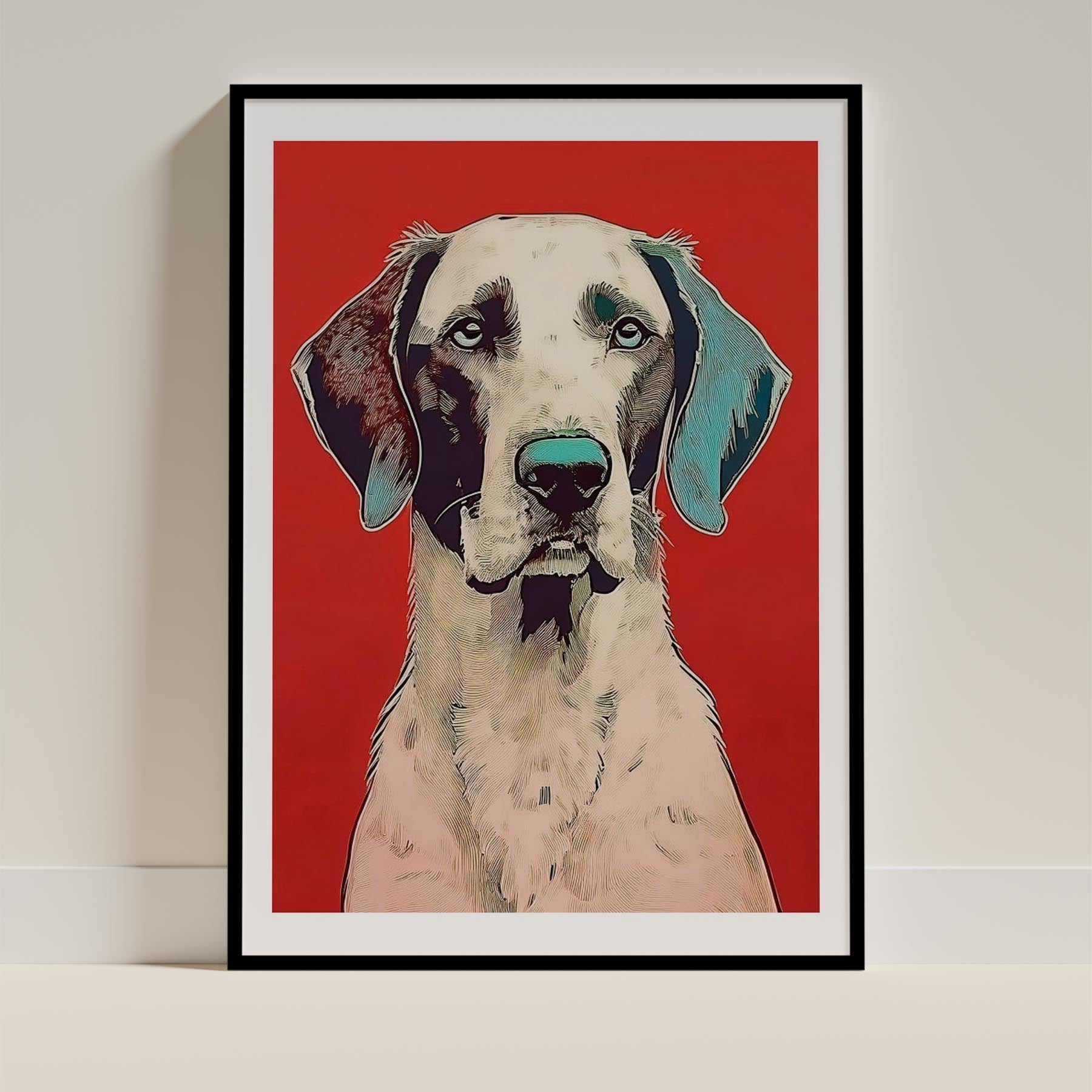 German Shorthaired Pointer Dog Art Print Unframed Vol 1 | 11 Unique Designs | Wall Art Gift for Dog Lovers - Image 2 | Dog...