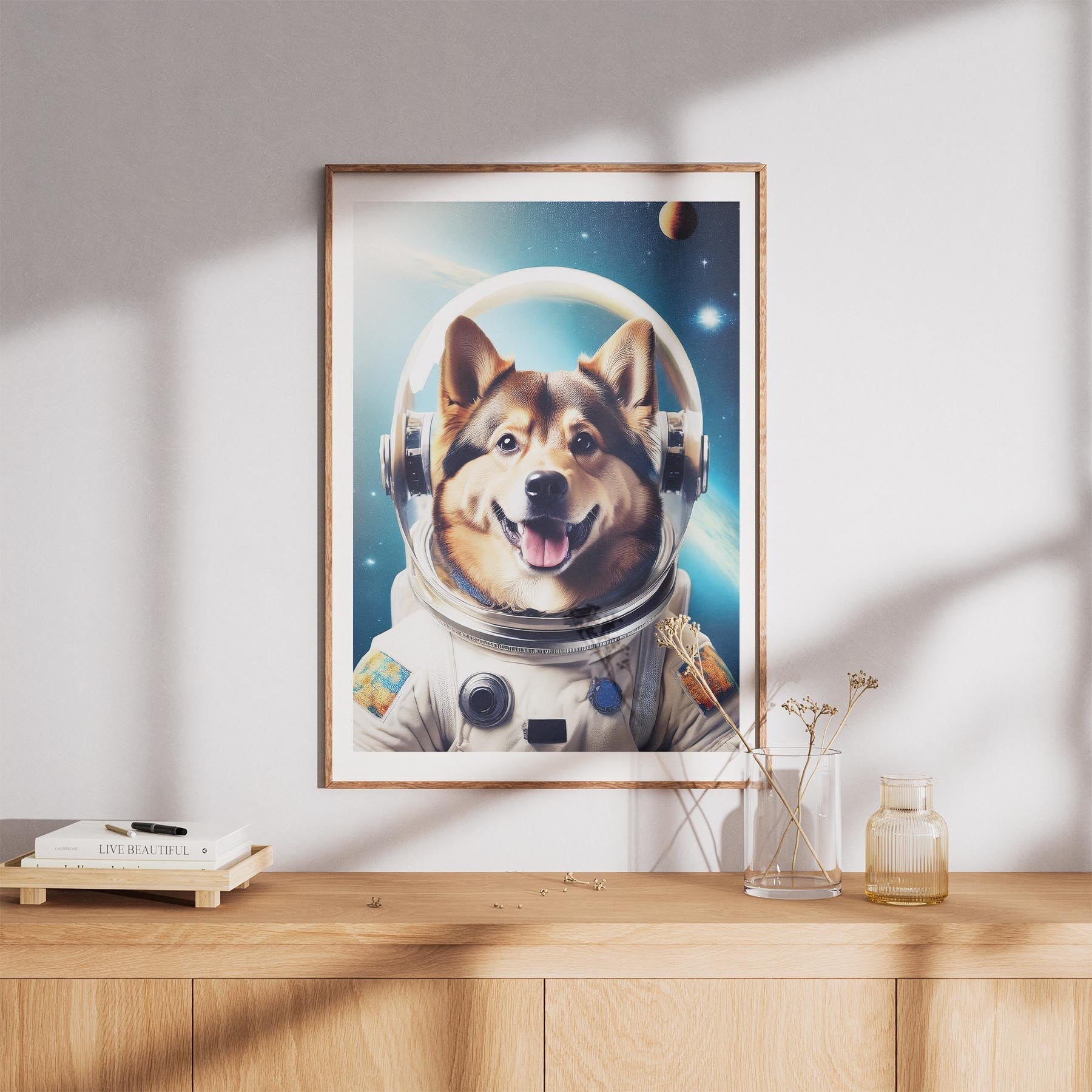 Finnish Lapphund Astronaut Dog Series image 8