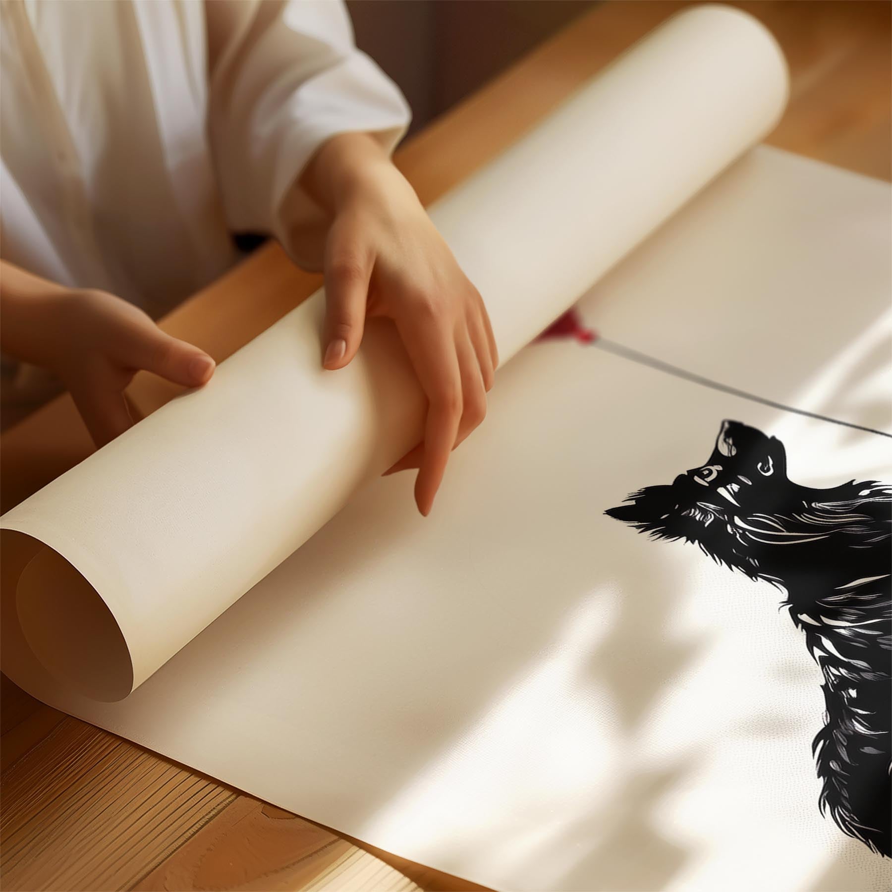 Shetland Sheepdog DOGSY Series inspired by the Art of Banksy with text Dogsy image 1