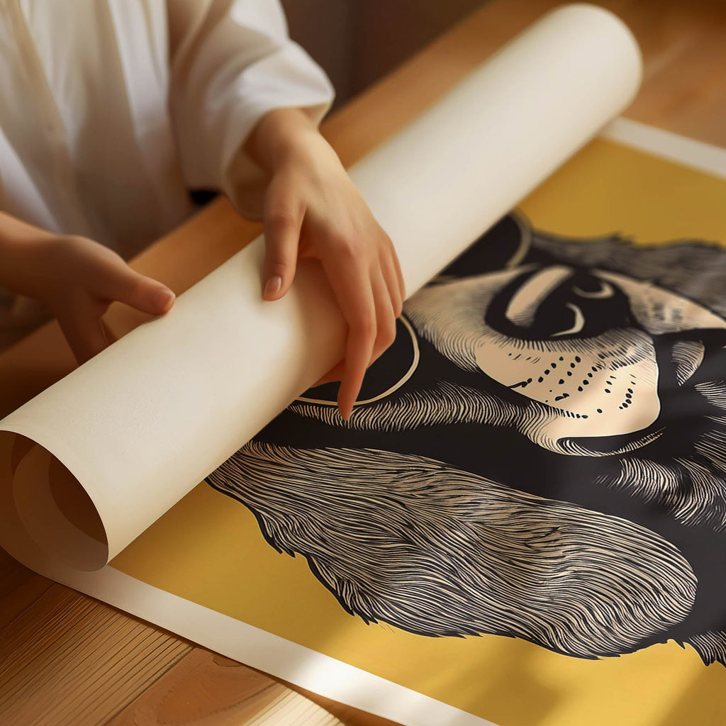 Cocker Spaniel Chillin Coffee Dog image 1