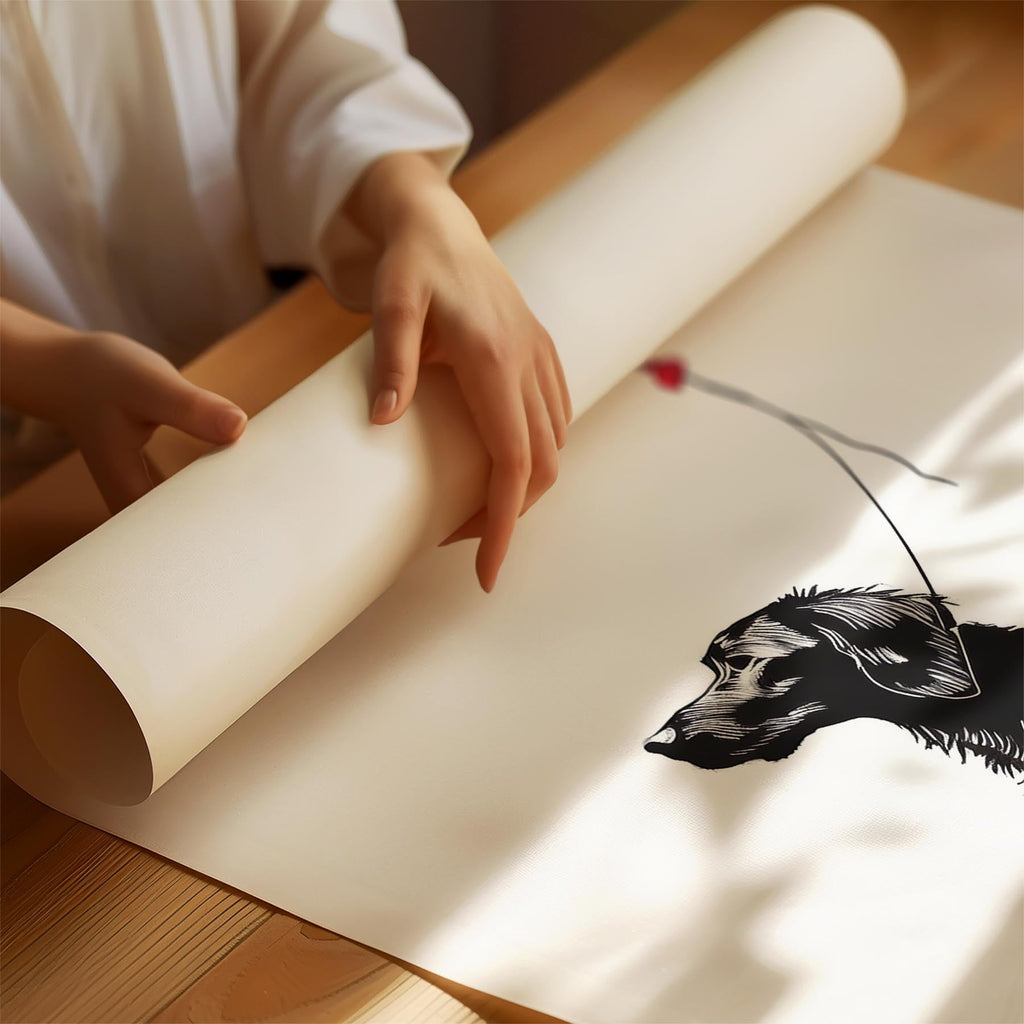 Curly Coated Retriever DOGSY Series inspired by the Art of Banksy image 1