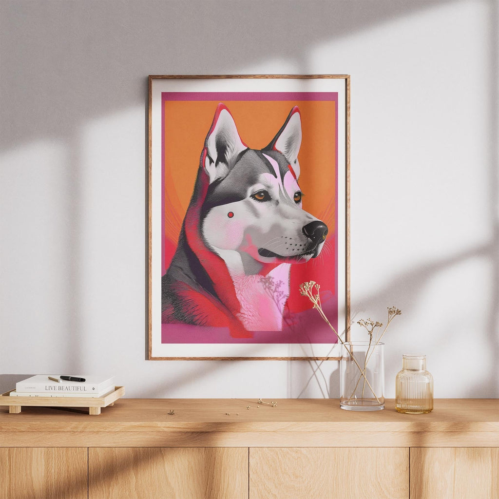 Siberian Husky Modern Pop Dog Series image 8