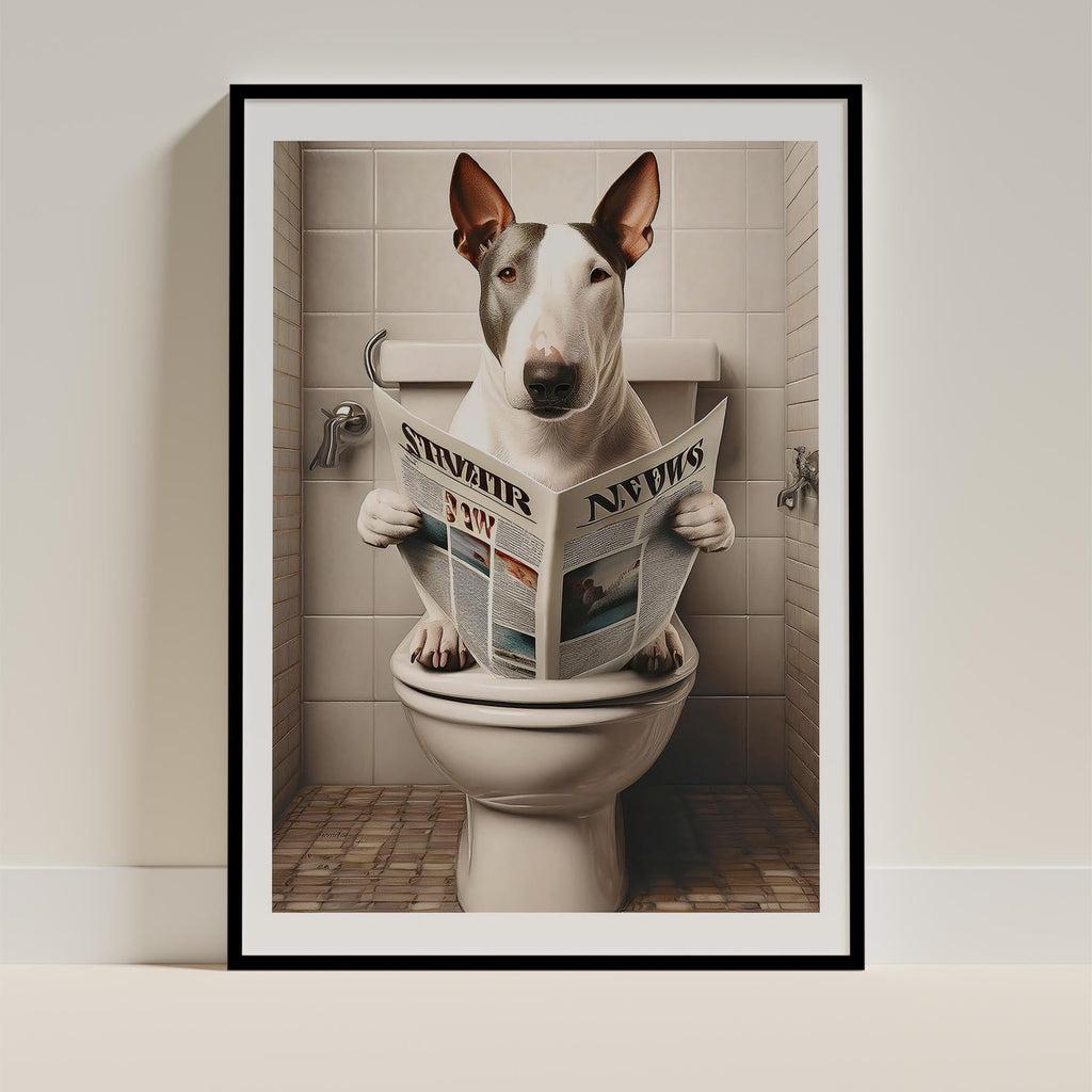 Bull Terrier Toilet Humour Dog Series 3 image 0