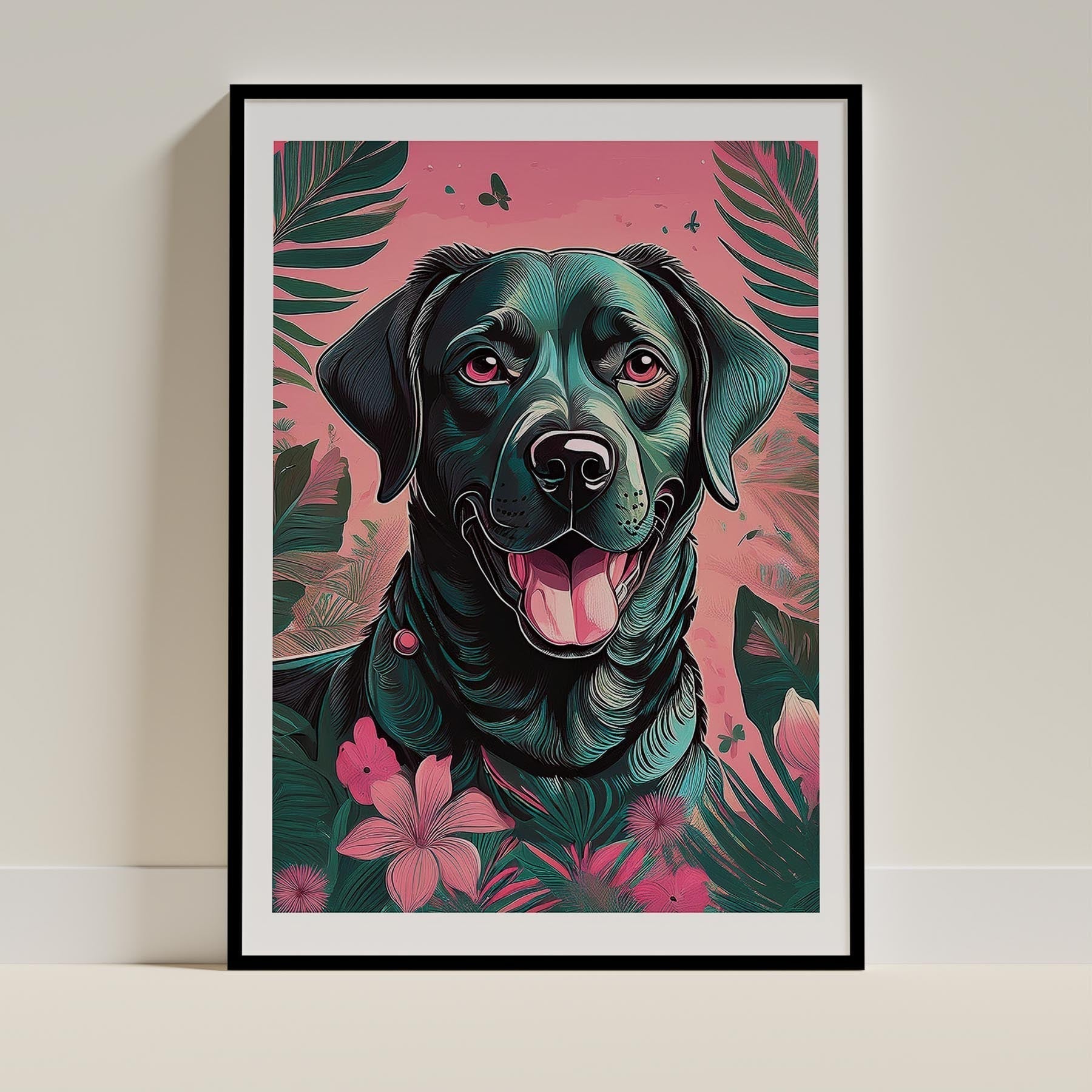 Labrador Retriever Dog Art Print Unframed Vol 2 | 11 Unique Designs | Wall Art Gift for Dog Lovers - Image 11 | Dogsy & Co