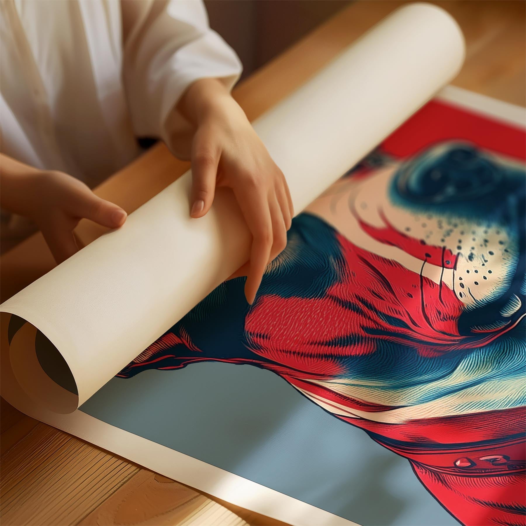 Cattle Dog LOVE Series Inspired by the Obama Poster image 1