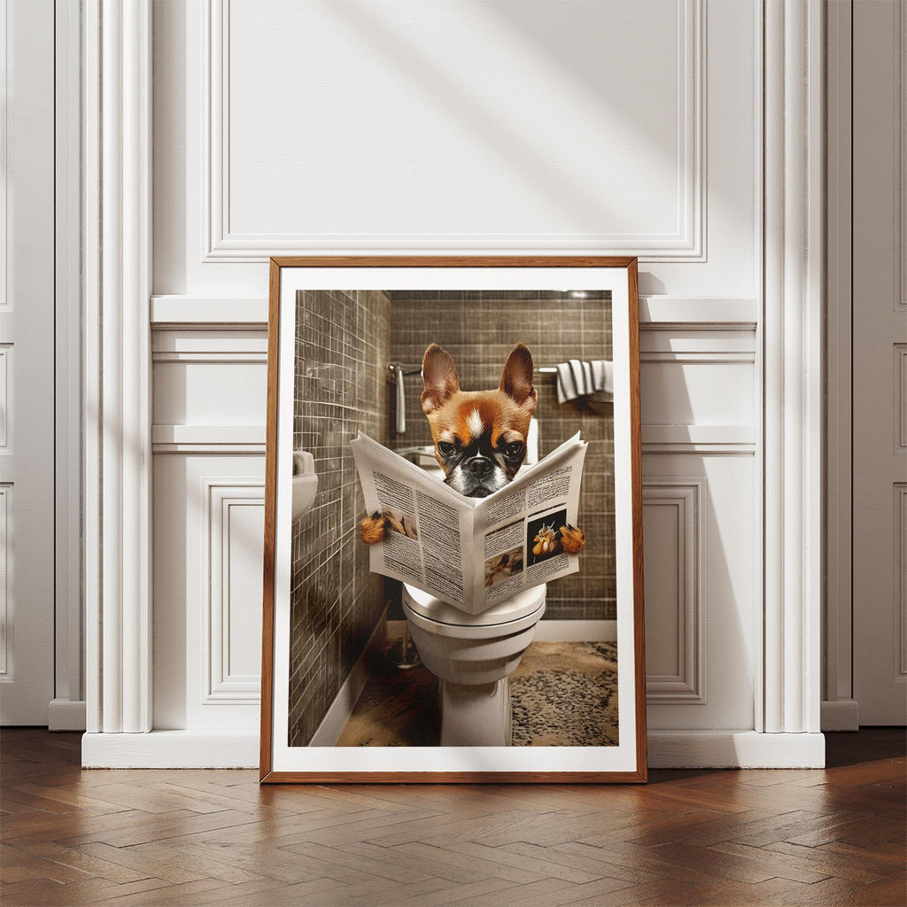 Boston Terrier Toilet Humour Dog Series 2 image 4