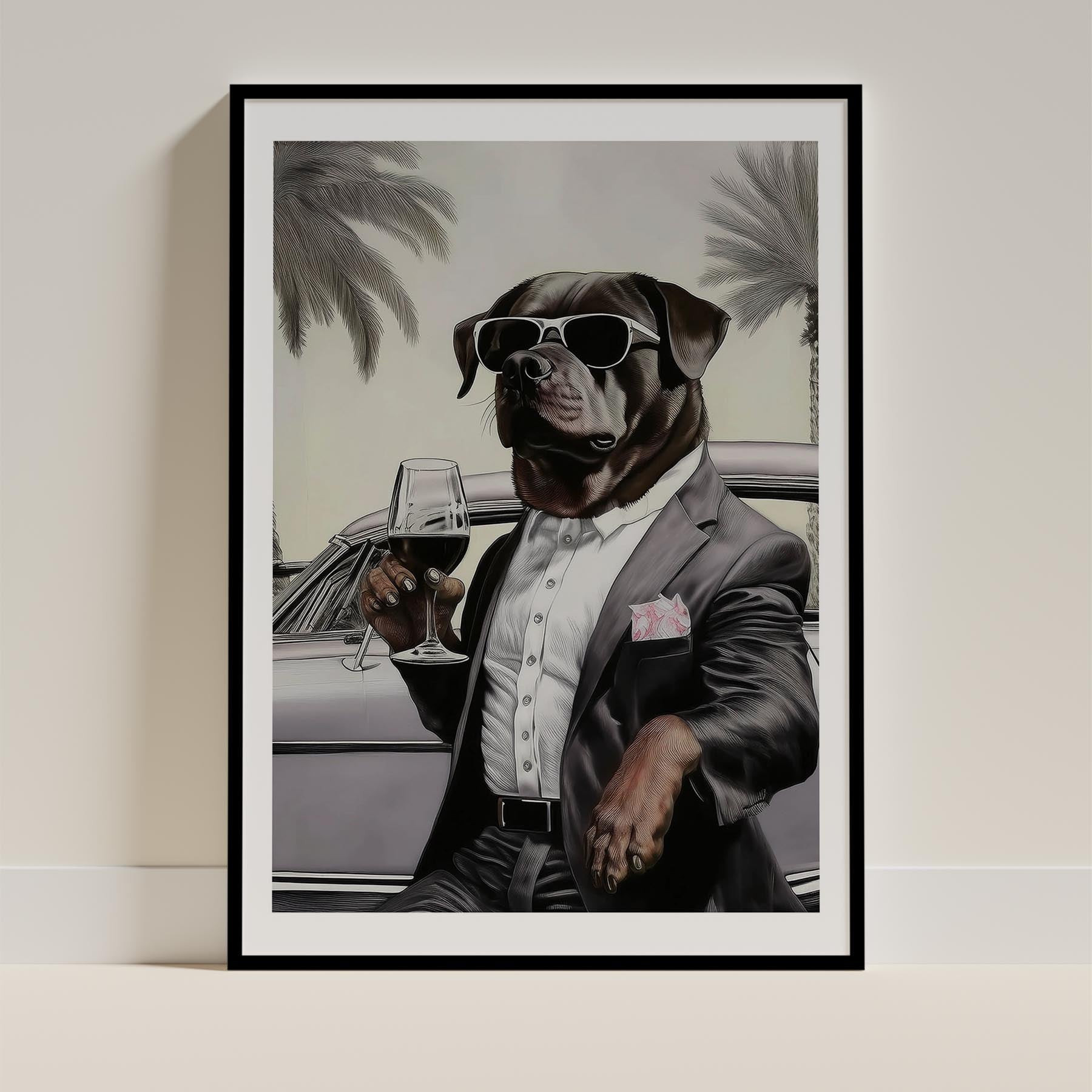 Rottweiler Dog Art Print Unframed Vol 1 | 11 Unique Designs | Wall Art Gift for Dog Lovers - Image 7 | Dogsy & Co
