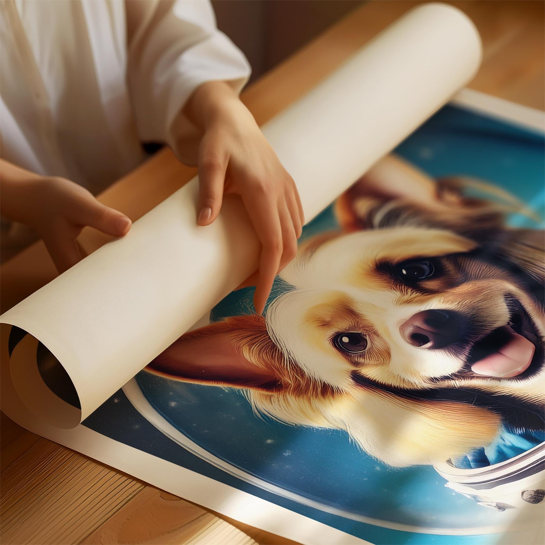 Chinese Crested Astronaut Dog Series image 1