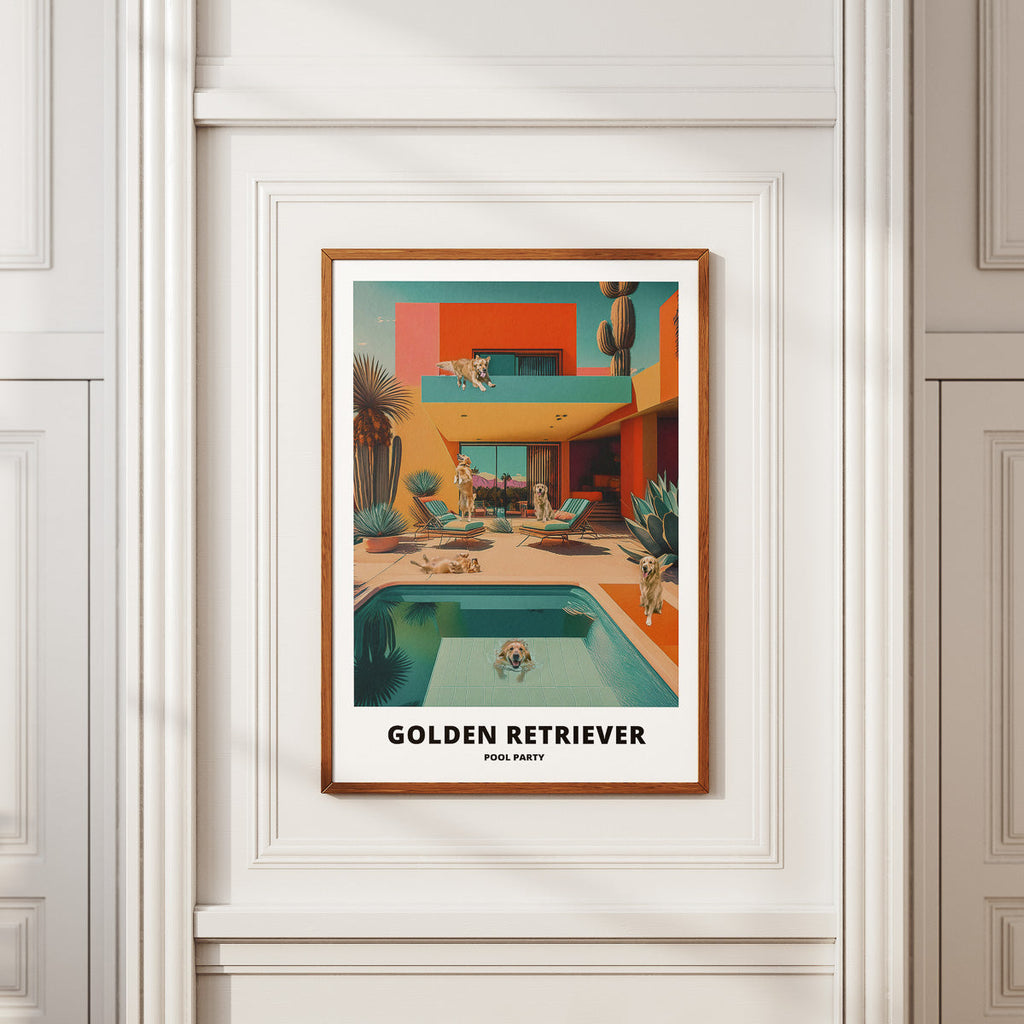 Golden Terrier Pool Party image 2