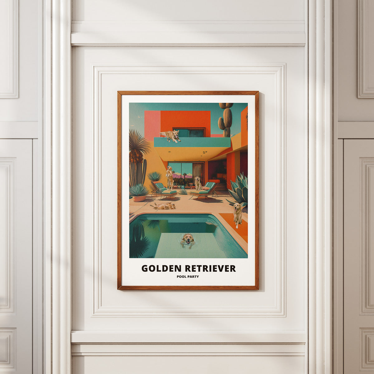 Golden Terrier Pool Party image 2