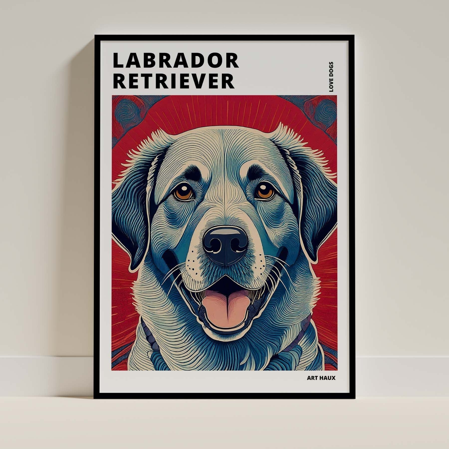 Labrador Retriever Dog Art Print Unframed Vol 1 | 11 Unique Designs | Wall Art Gift for Dog Lovers - Image 4 | Dogsy & Co