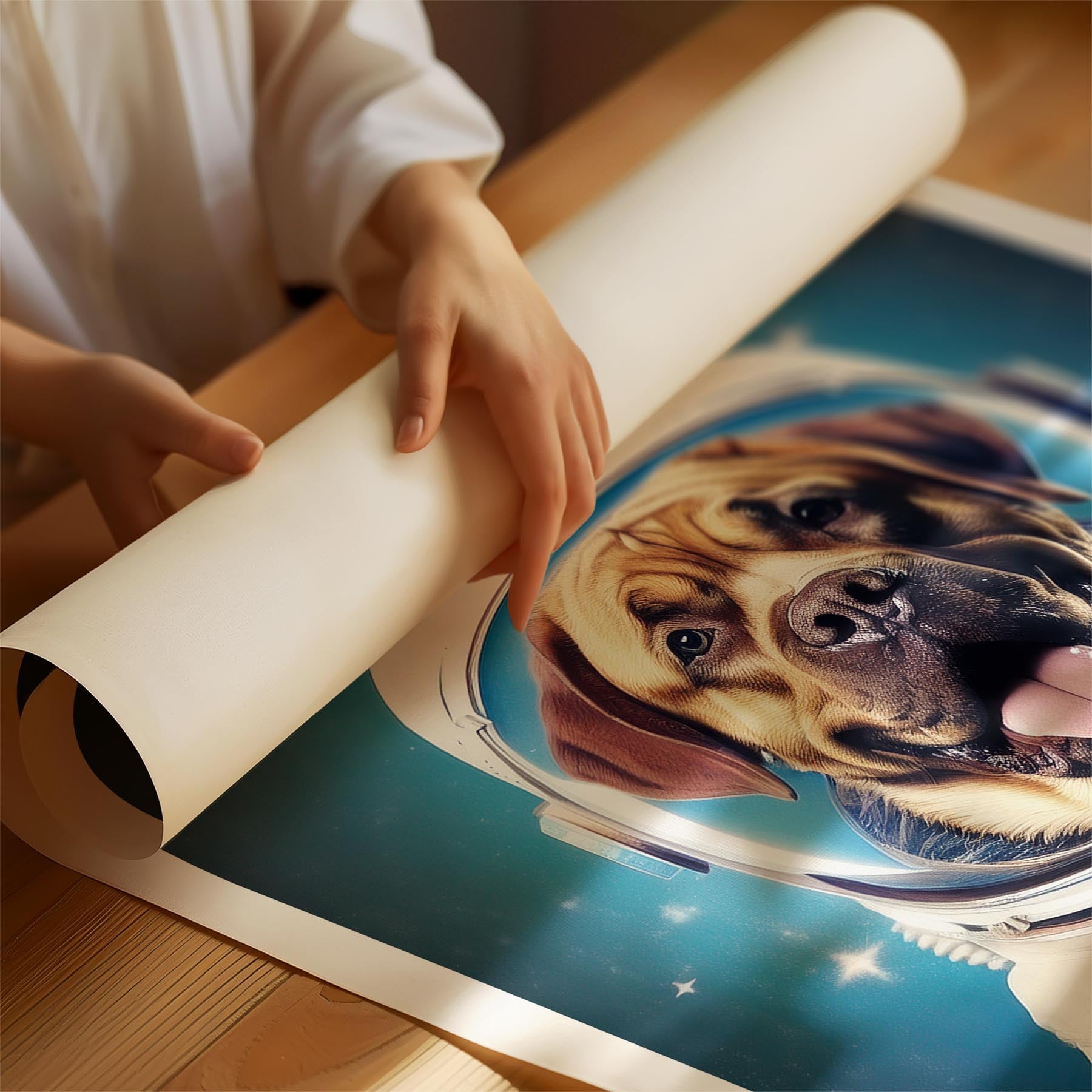 Mastiff Astronaut Dog Series image 1