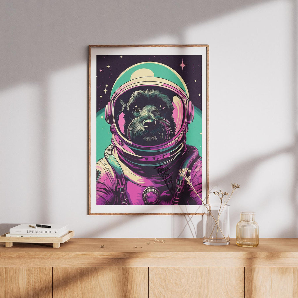 Black Russian Terrier Space Dogs Series image 8