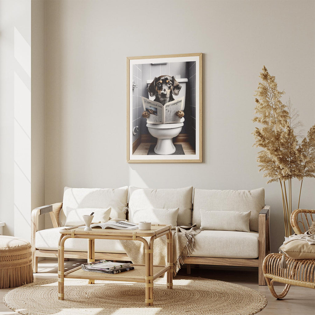 Dachshund Toilet Humour Dog Series 2 image 2