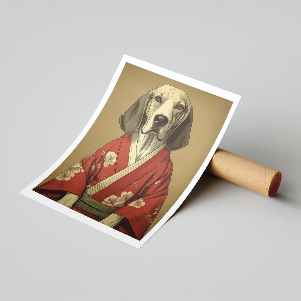 Bloodhound Japanse Kimono Dog Series image 6