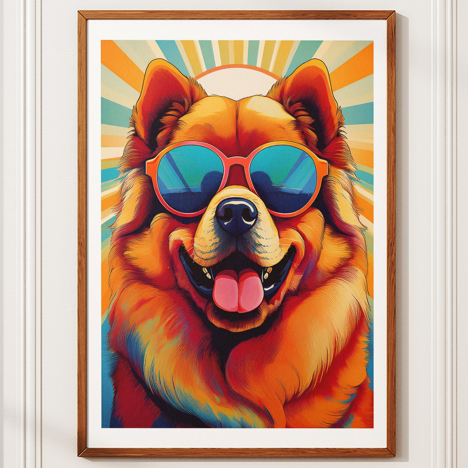 Chow Chow In Colourful Sunnies 1 image 10