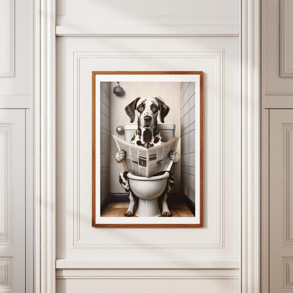 Dalmatian Toilet Humour Dog Series image 3