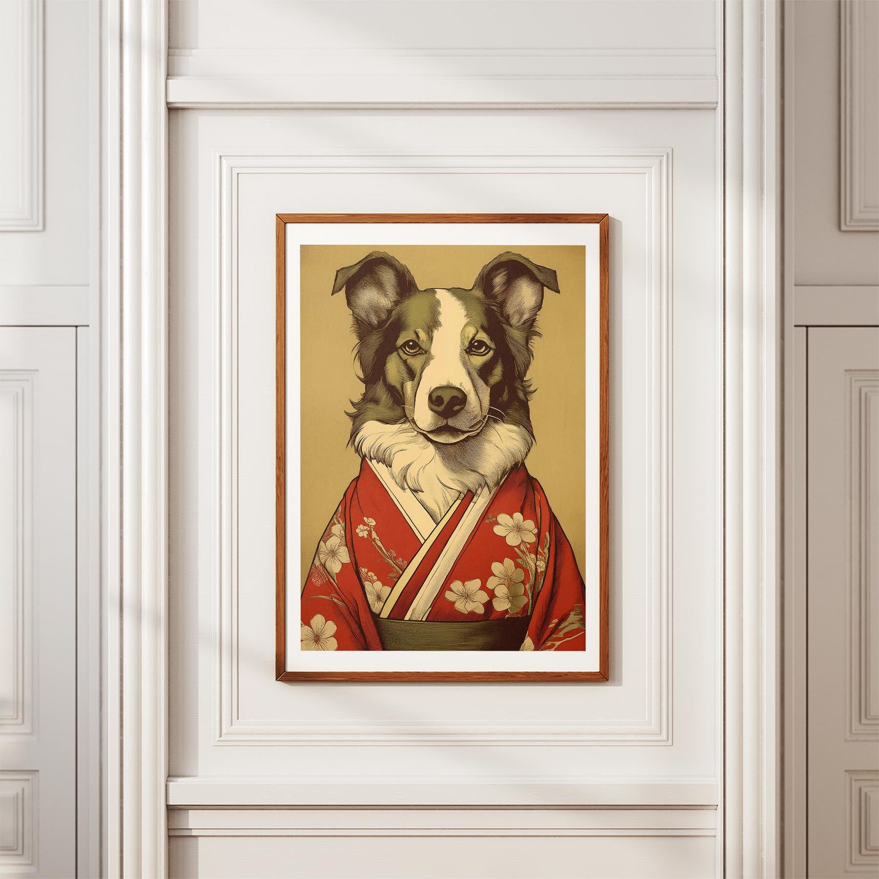 Border Collie Japanse Kimono Dog Series image 3
