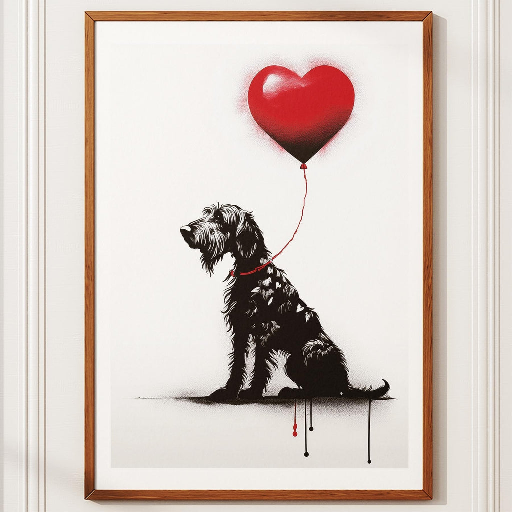 Irish Wolfhound DOGSY Series inspired by the Art of Banksy image 10