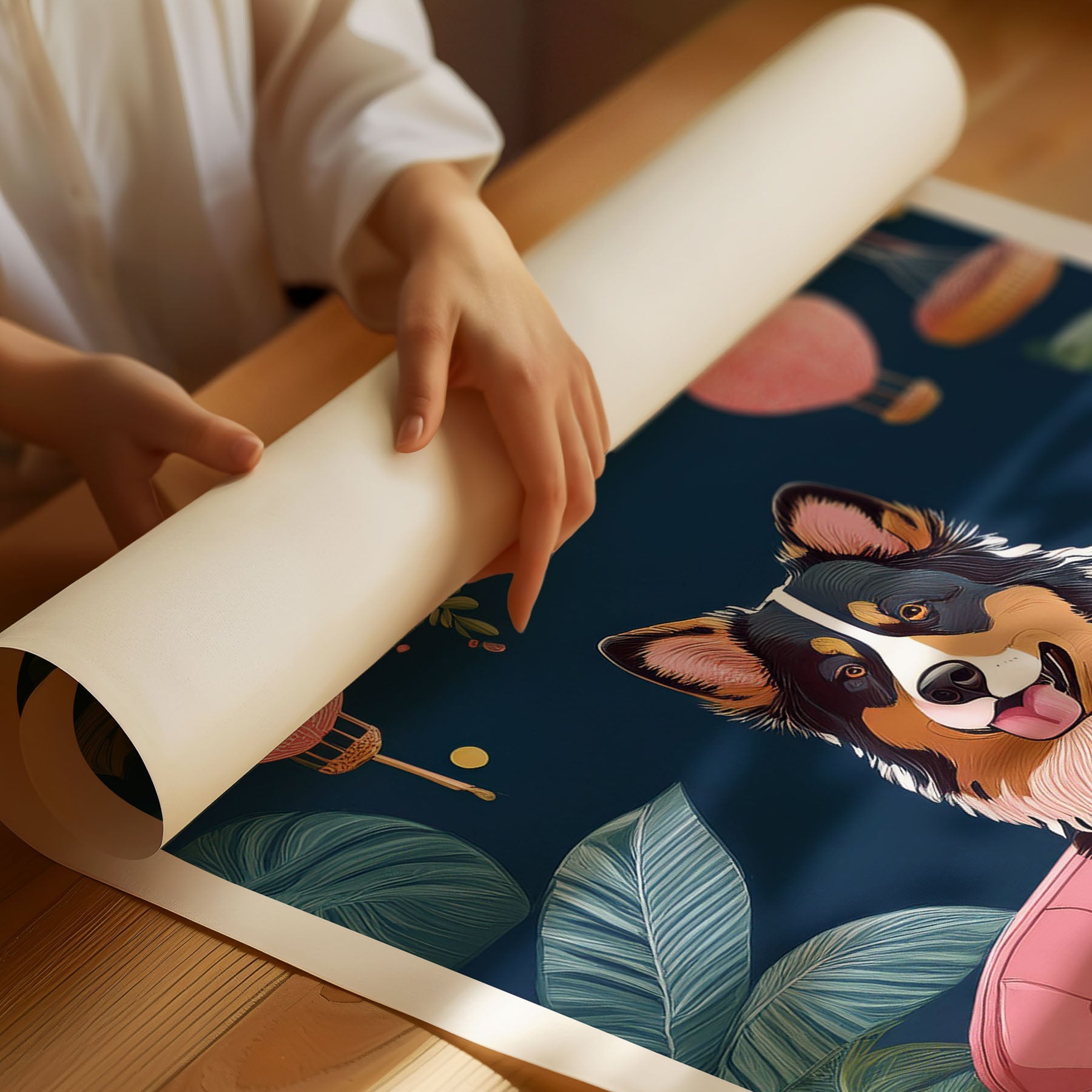 Australian Sheep Dog  Just Lounging Around image 3