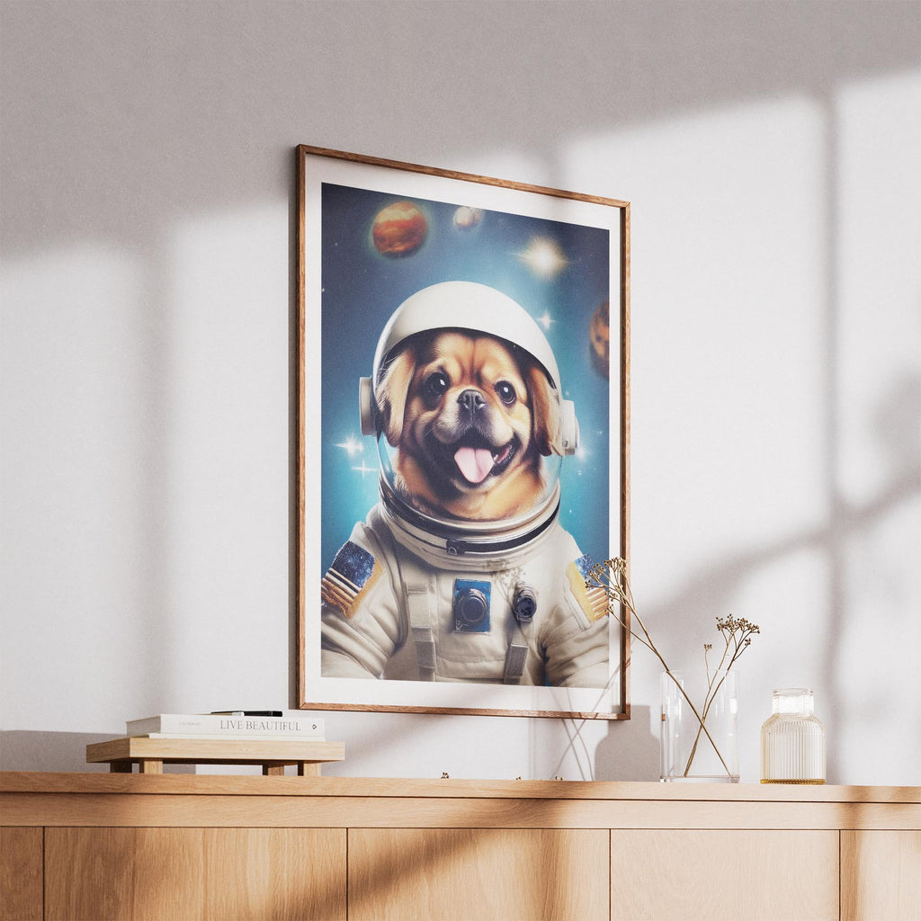 Pekingese Astronaut Dog Series image 5