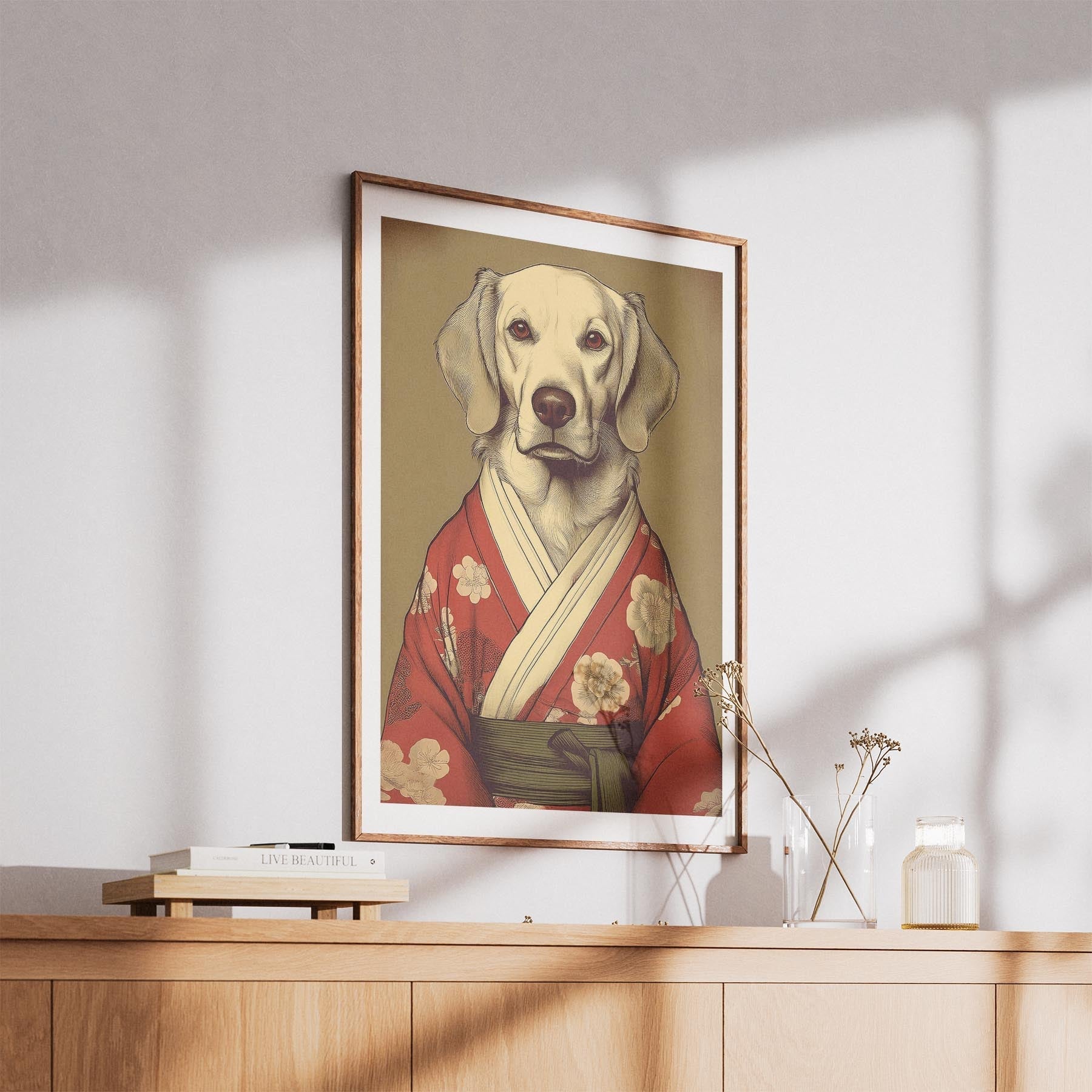 Golden Retriever Japanse Kimono Dog Series image 5