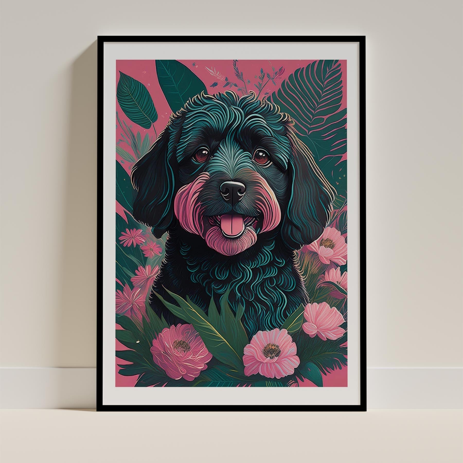 Groodle Flowery Dog image 11