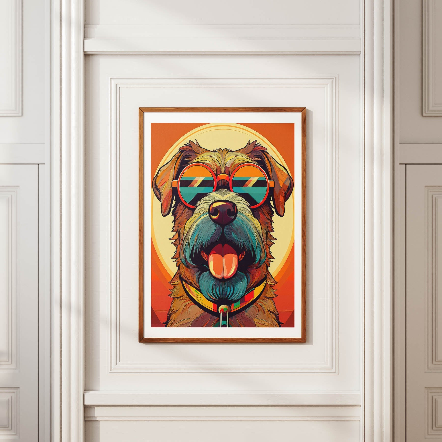 Irish Terrier In Colourful Sunnies 2 image 2