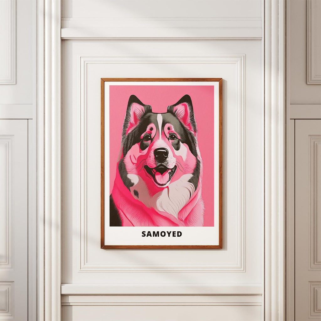Samoyed Pink and Black Dog Series 1 image 3