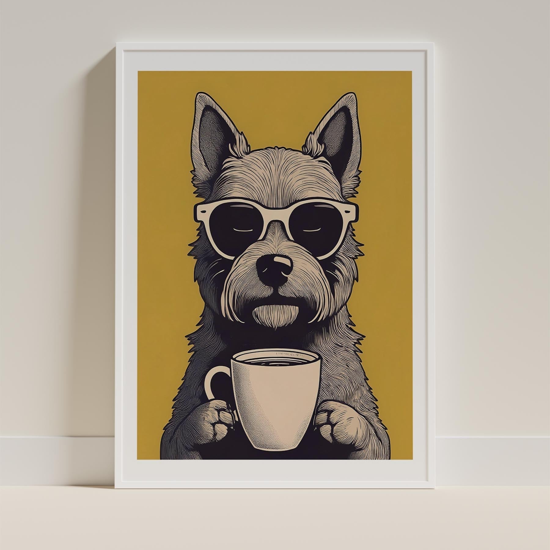 Australlian Terrier Chillin Coffee Dog image 10
