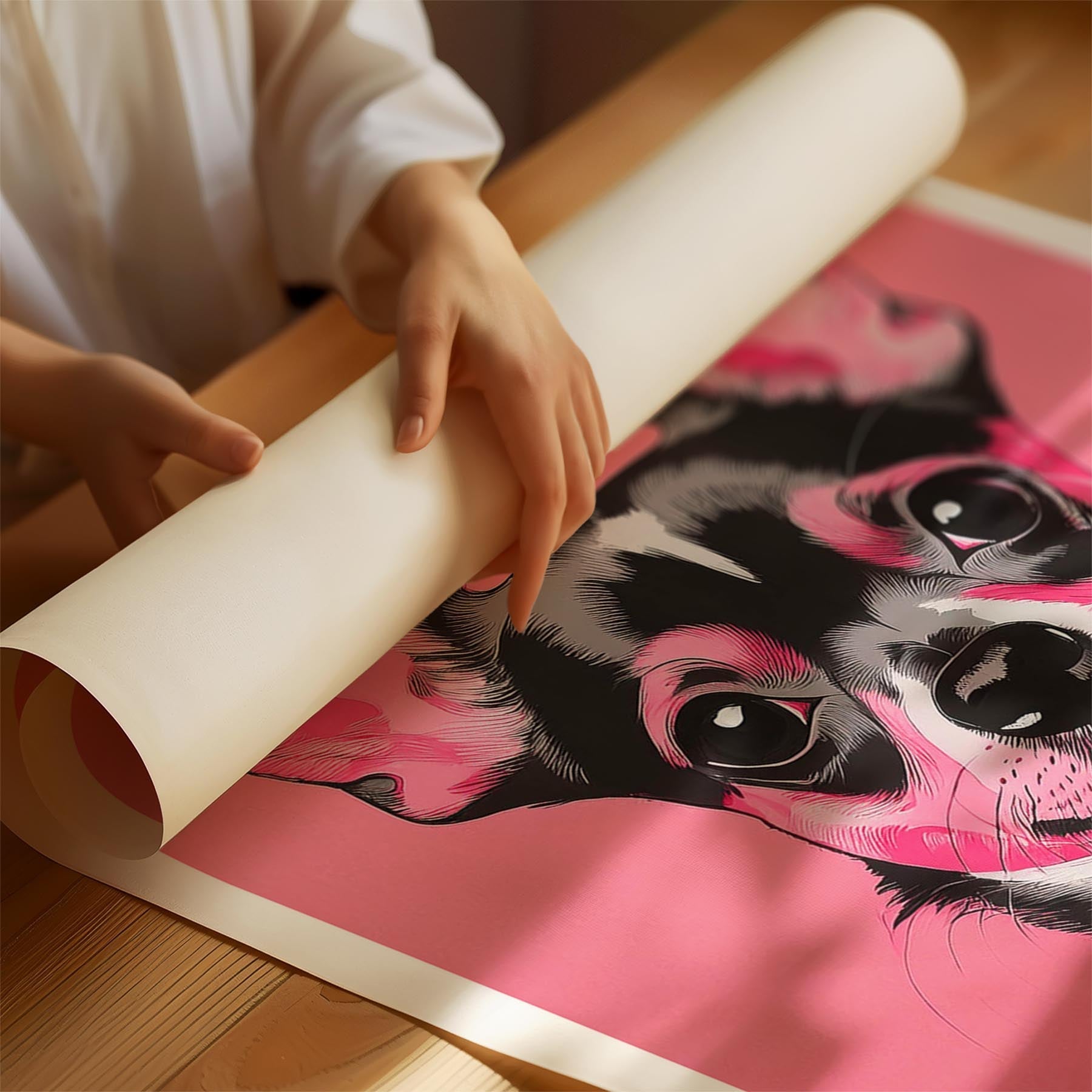 Chihuahua Pink and Black Dog Series 1 image 1