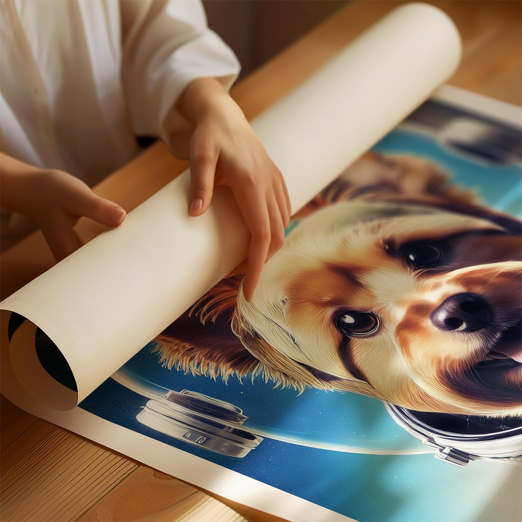 Yorkshire Terrier Astronaut Dog Series image 1