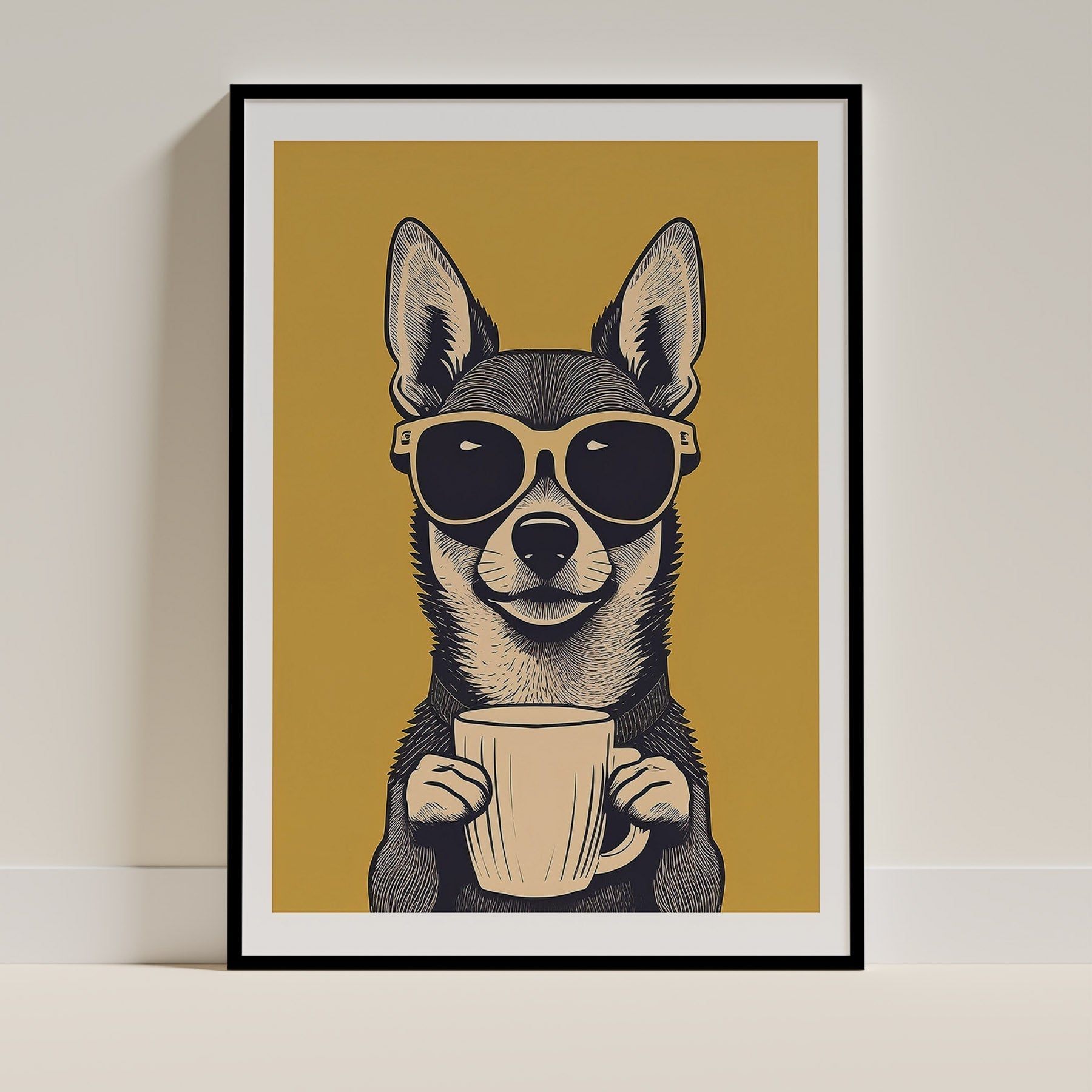 Chipoo Dog Art Print Unframed | 4 Unique Designs | Wall Art Gift for Dog Lovers - Image 4 | Dogsy & Co