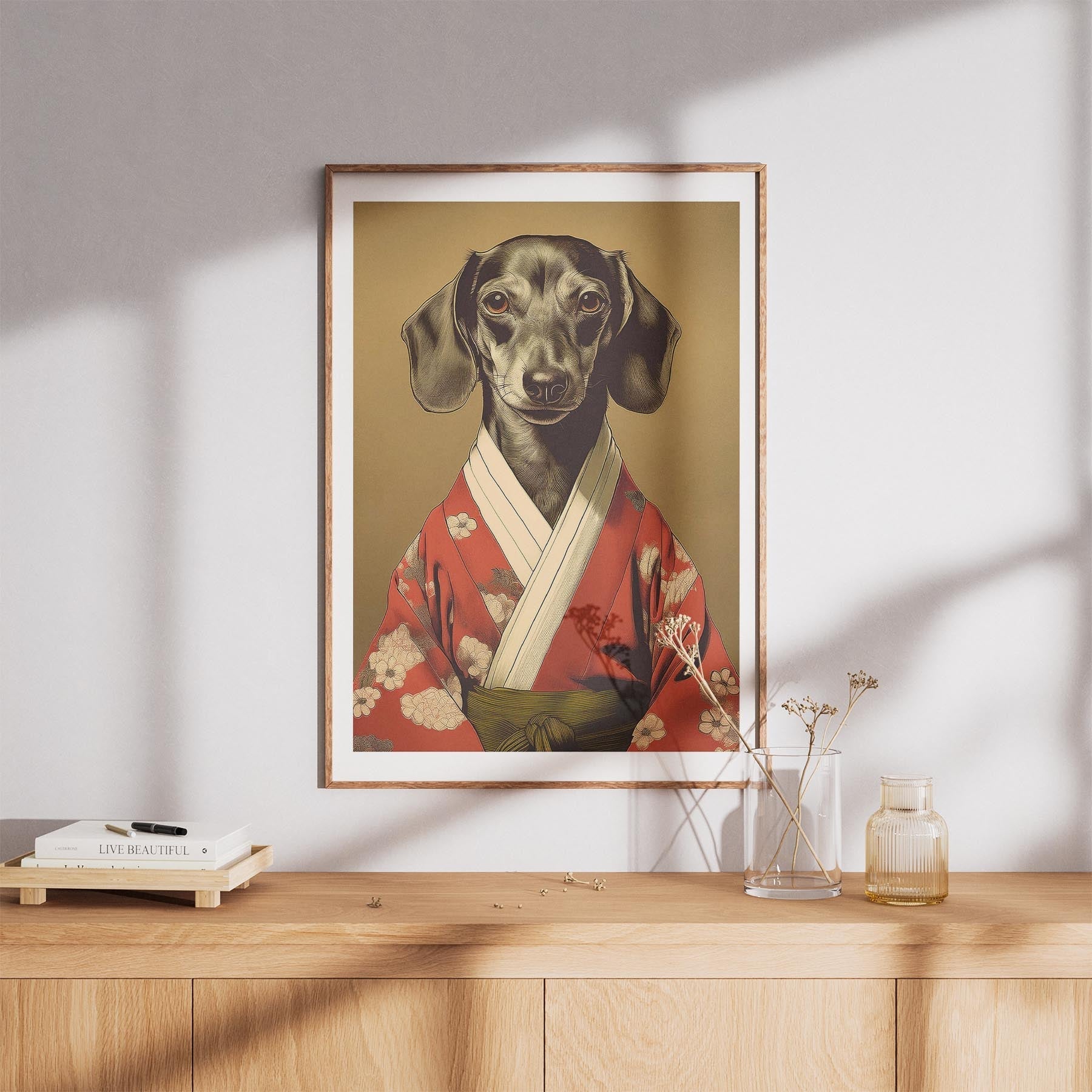 Dachshund Japanse Kimono Dog Series image 8