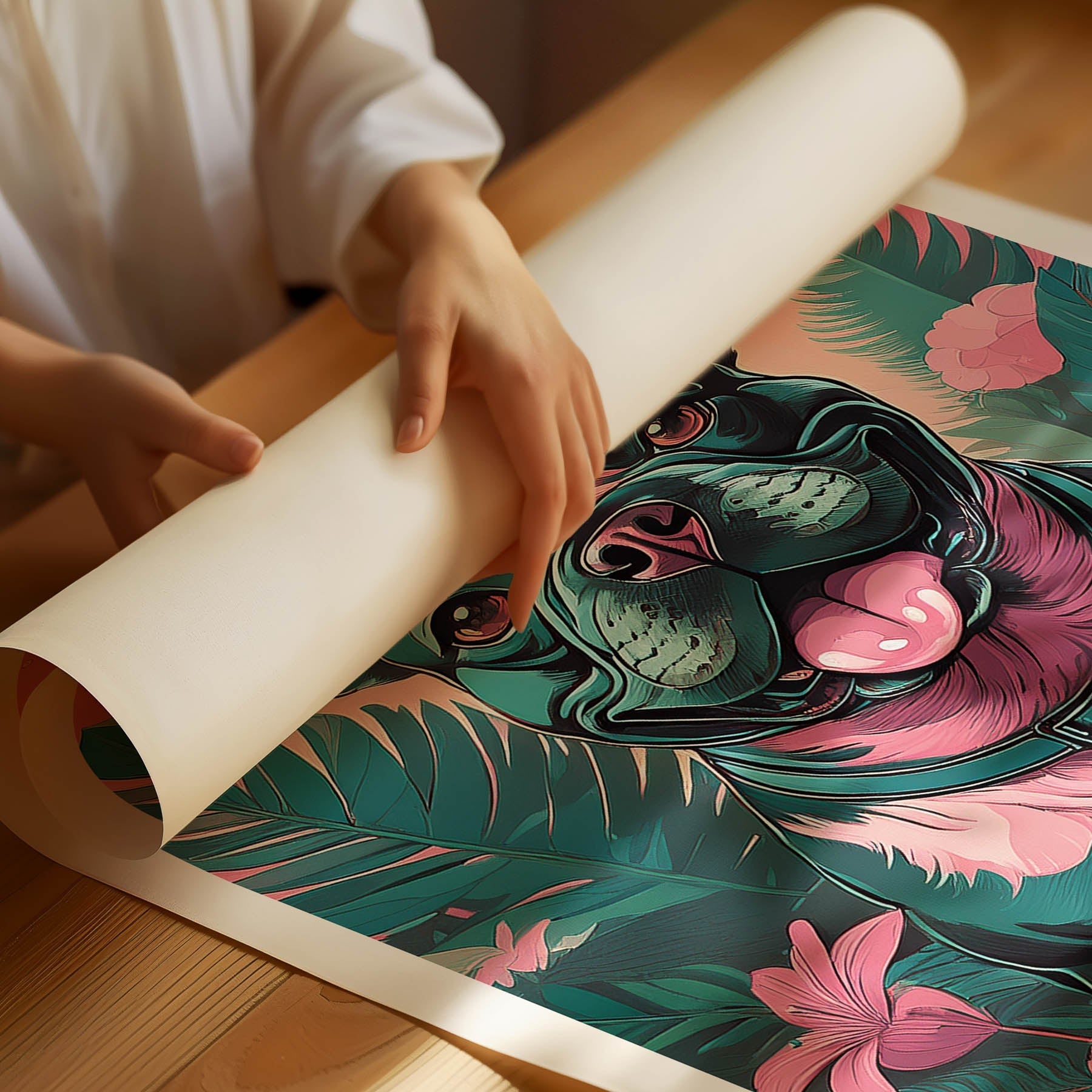 French Bulldog Flowery Dog image 1