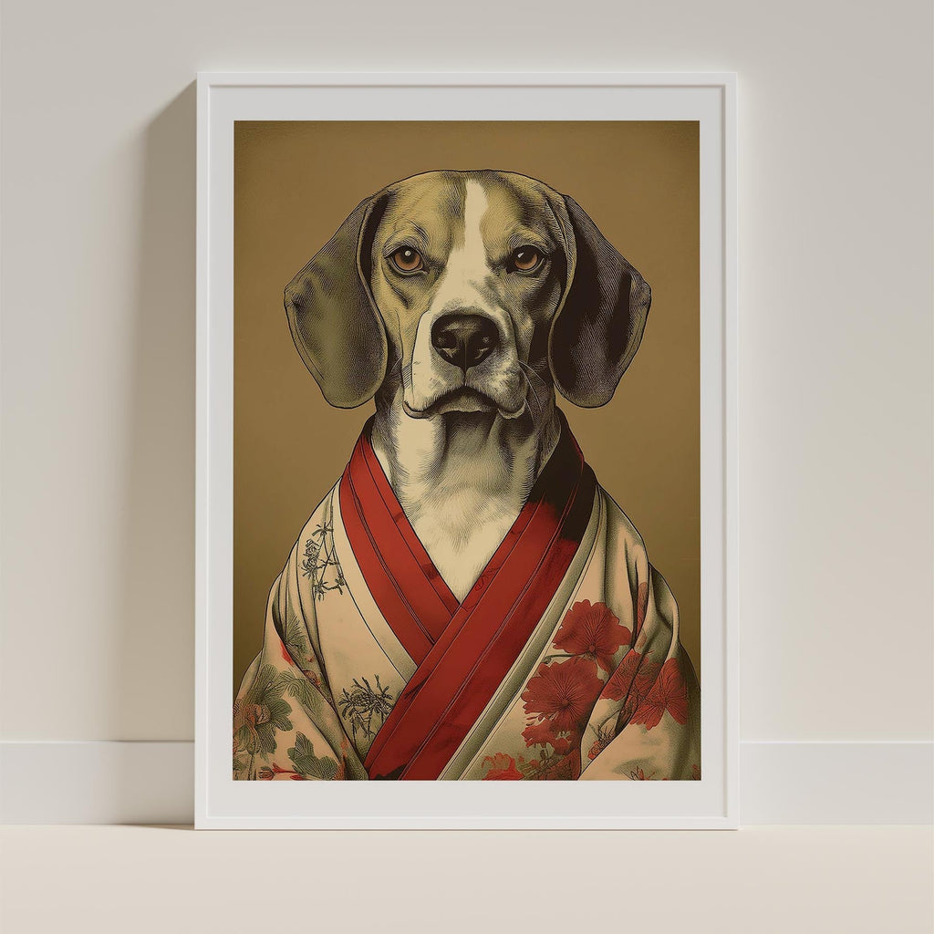 Beagle Japanse Kimono Dog Series image 9