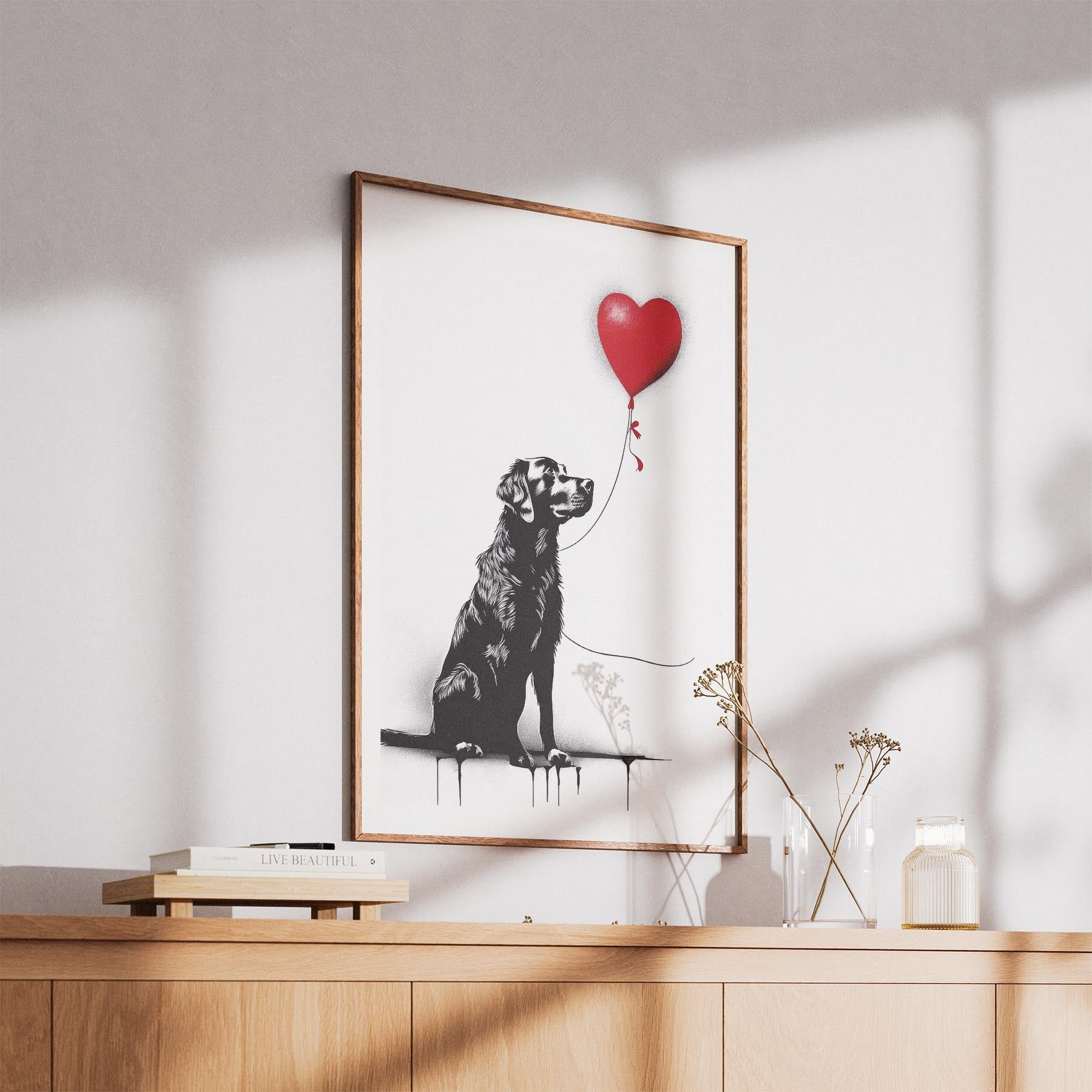 Murray River Retriever DOGSY Series inspired by the Art of Banksy image 5