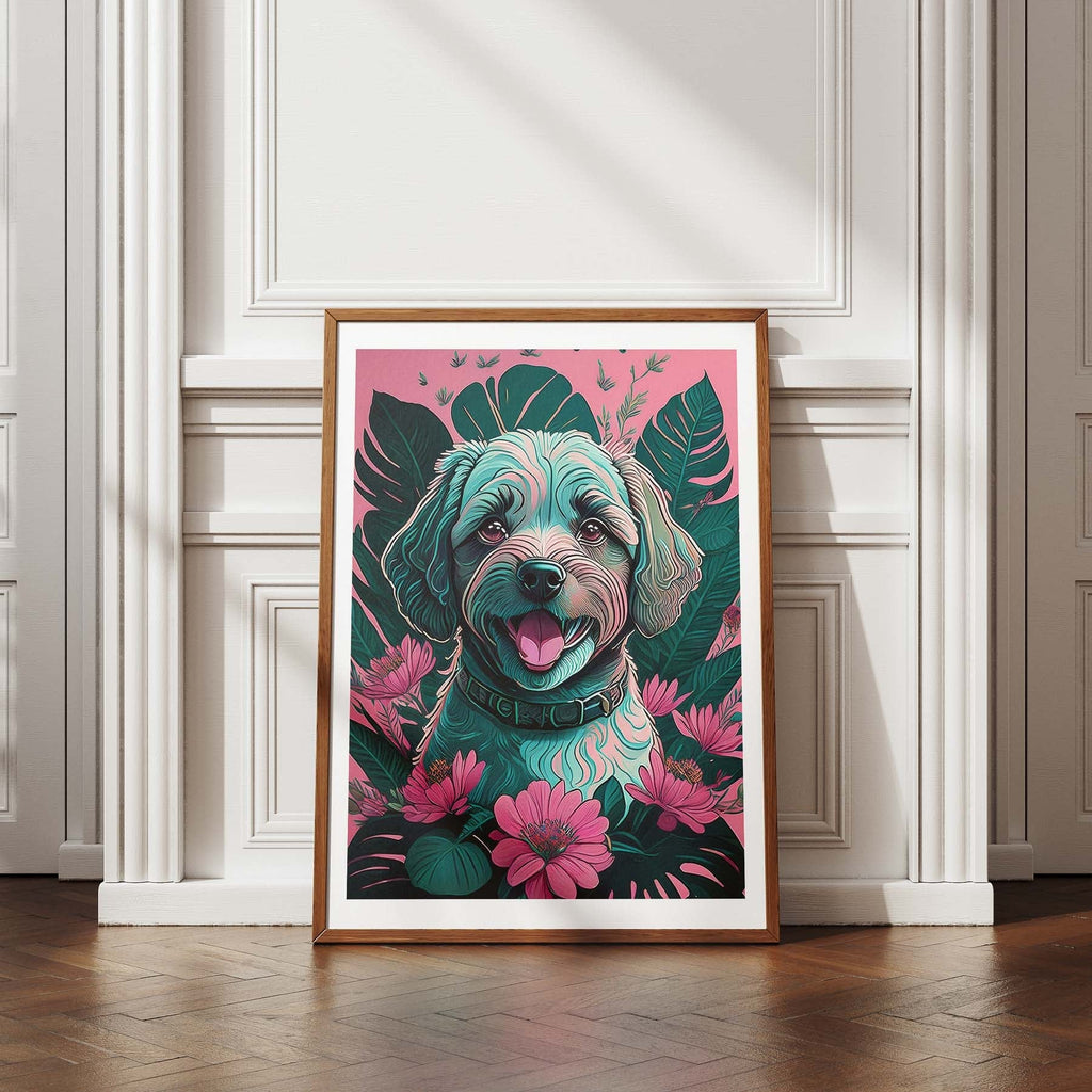 Cockapoo 1 Flowery Dog image 4