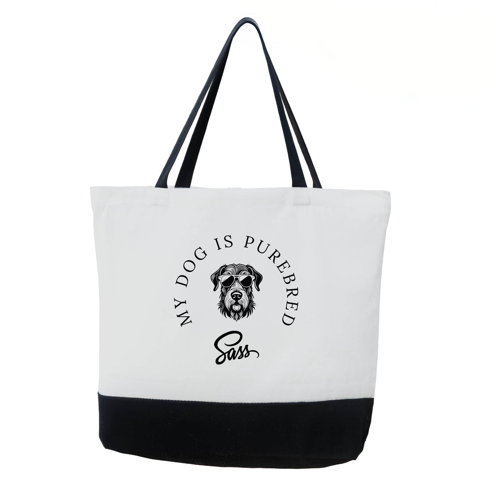 Irish Wolfhound My Dog is Purebred Sass Bag image 0