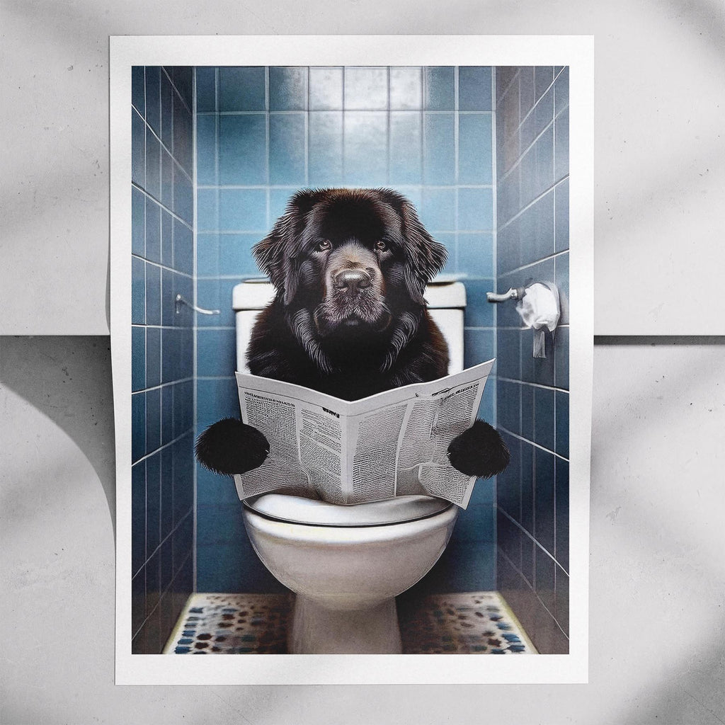 Newfoundland Toilet Humour Dog Series 2 image 7