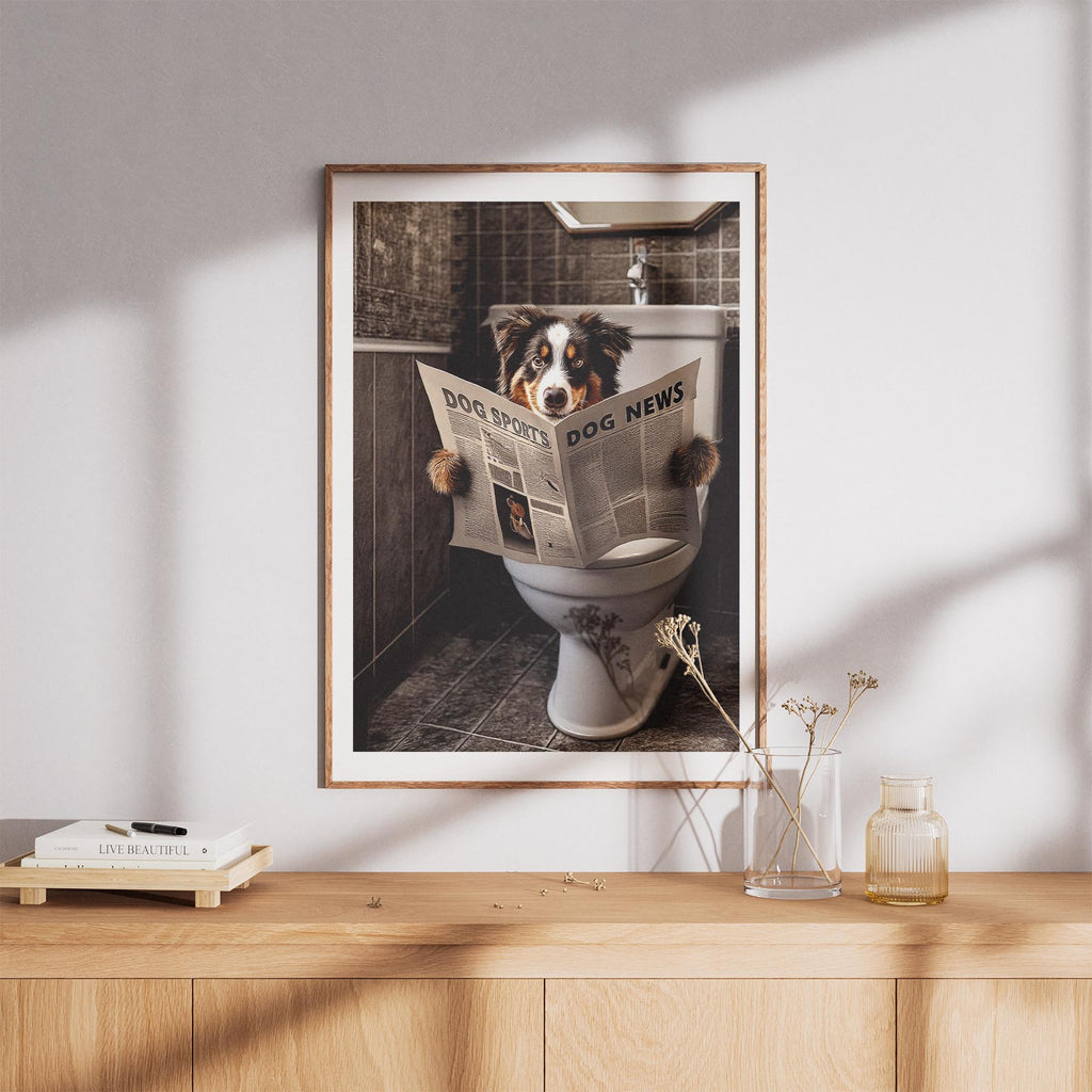 Australian Shepherd Toilet Humour Dog Series 3 image 8