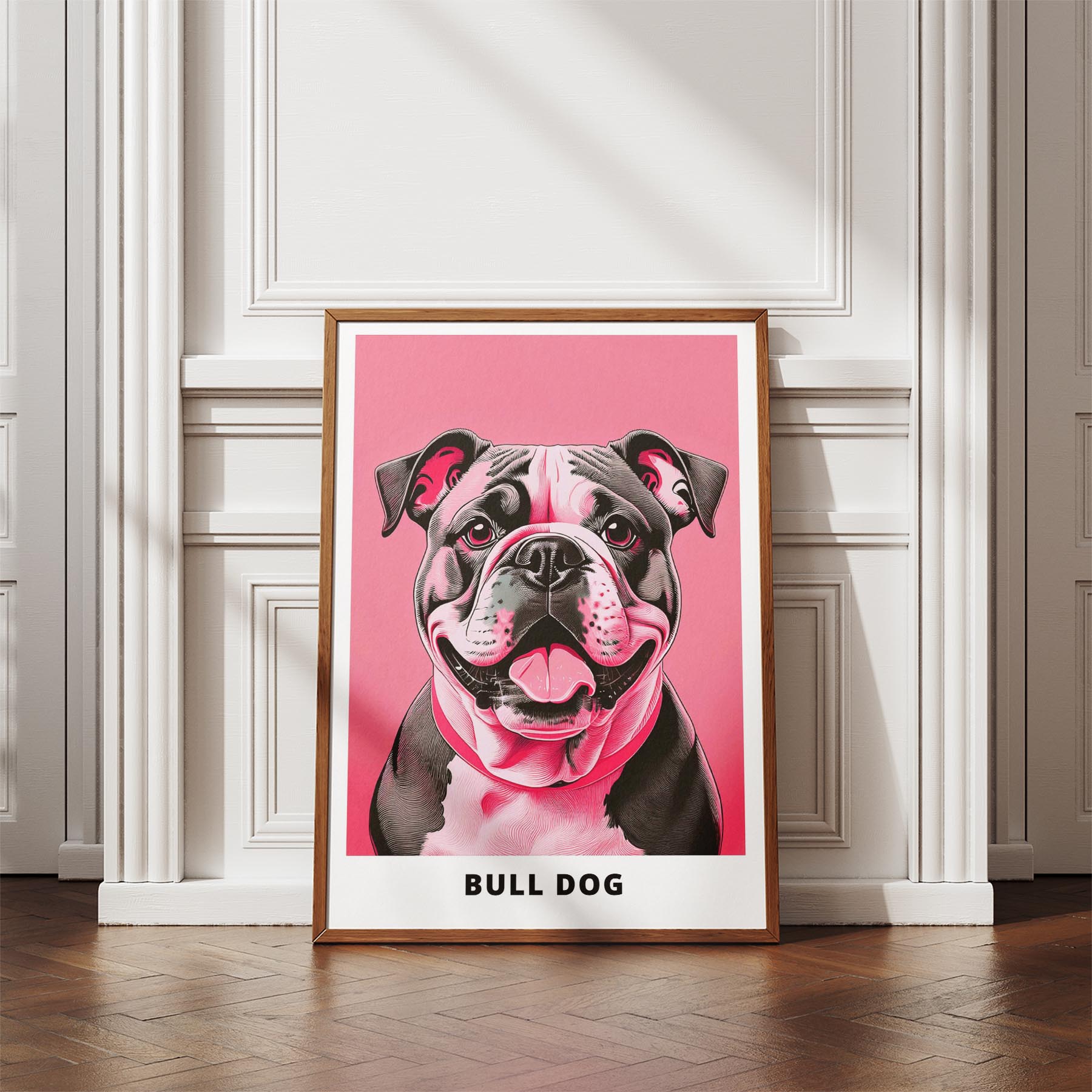 Bulldog Pink and Black Dog Series 3 image 4