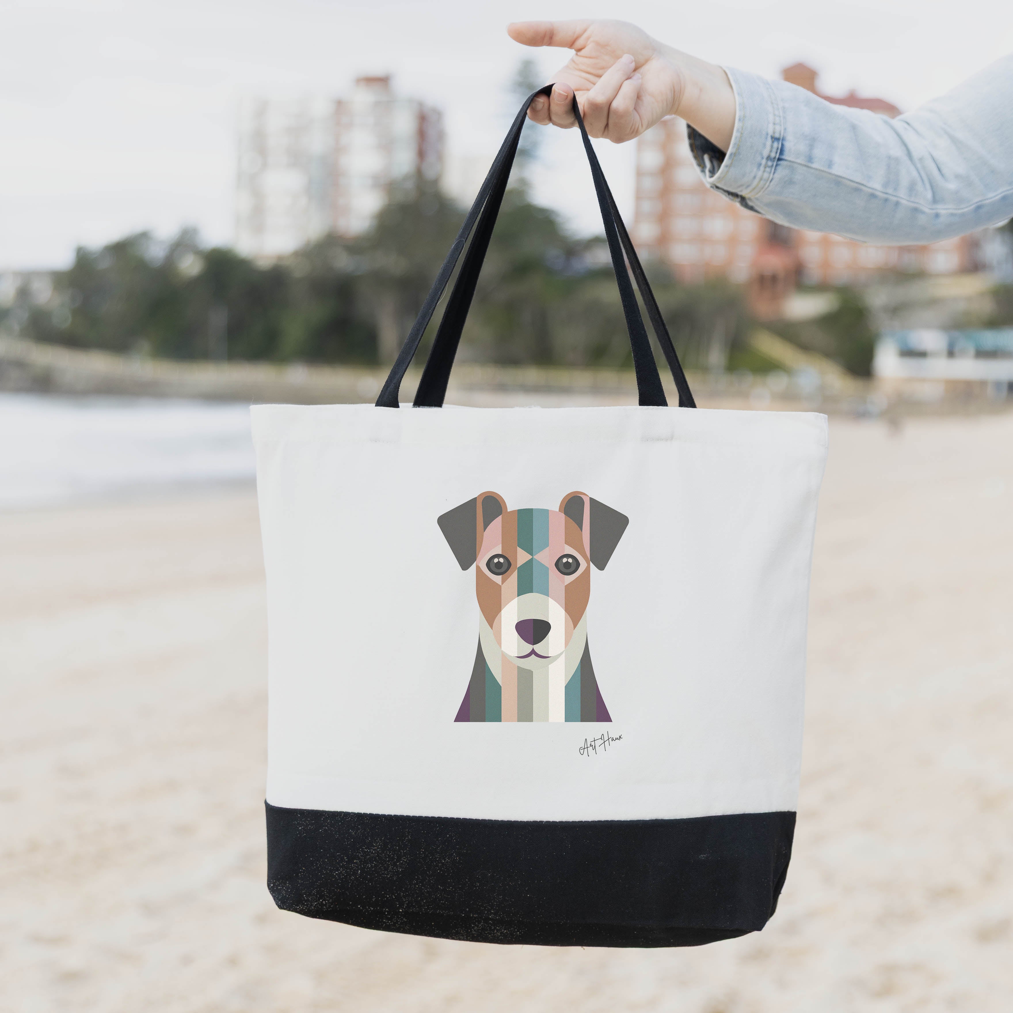 Fox Terrier Vintage Chic Graphic Bag image 1
